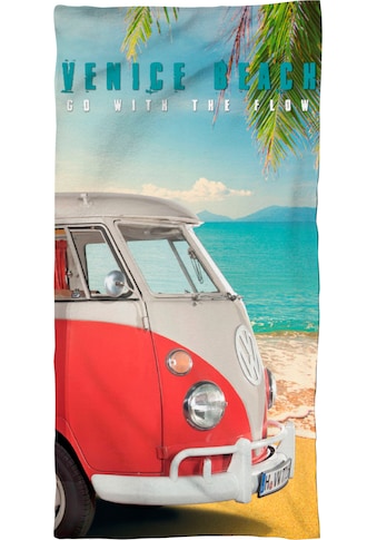 Volkswagen Strandtuch »Venice Beach«, (1 St.), mit Bulli Motiv kaufen