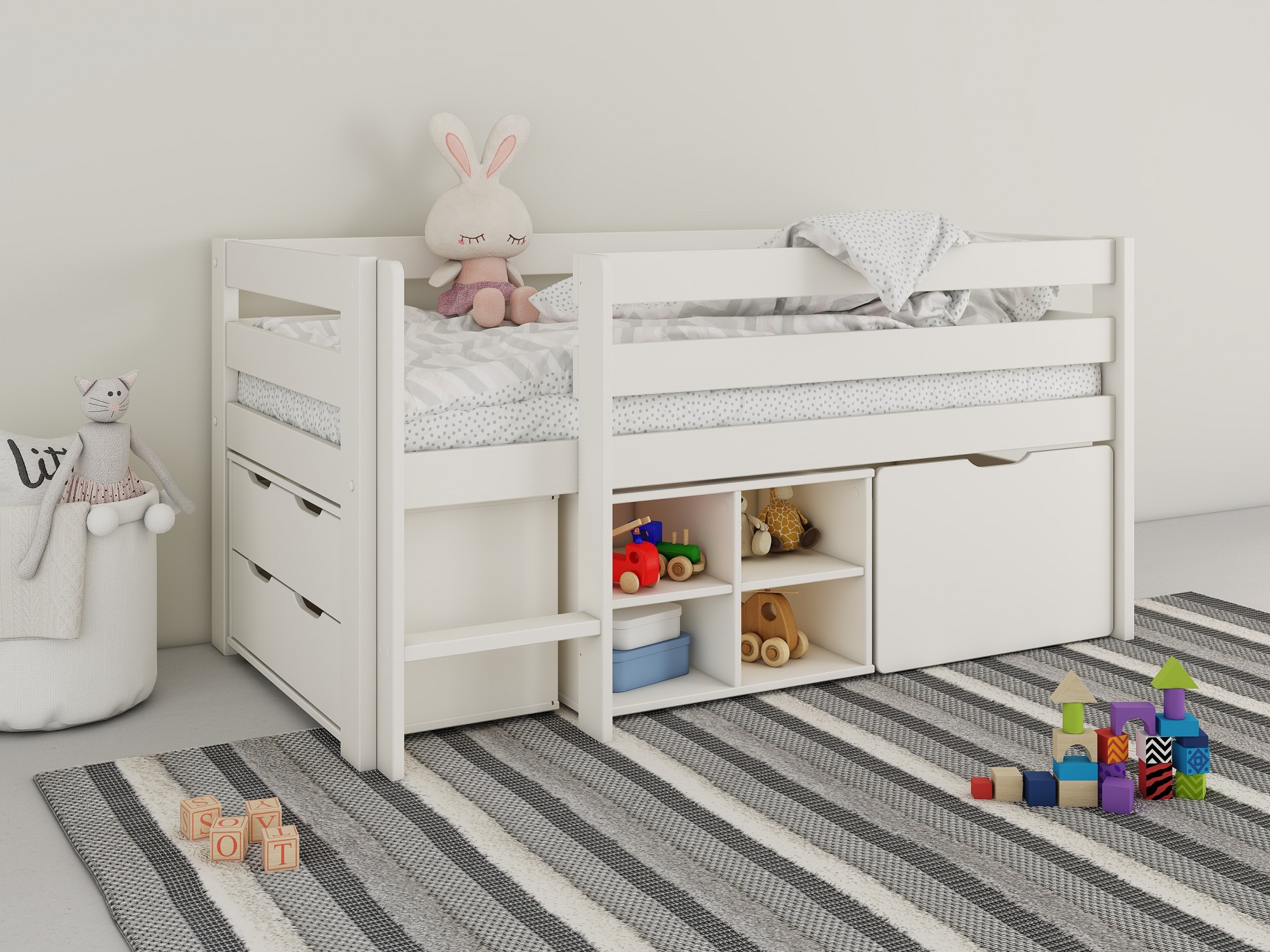 Image of GOODproduct Schubkastenkommode "Tide" Aus MDF, FSC-zertifiziert, mit 2 Schubladen