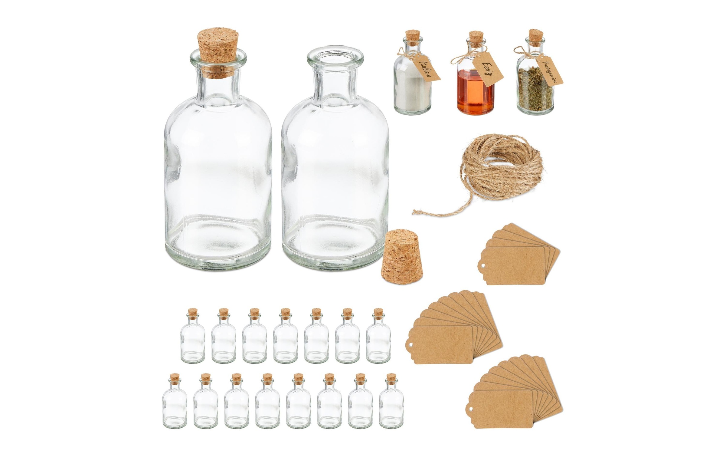 Image of relaxdays Einmachglas "125 ml 20 Stück"