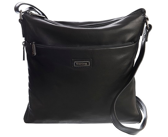 Image of GreenLand Nature Umhängetasche »Black Nappa«, mit Baumwoll-Innenfutter bei Ackermann Versand Schweiz