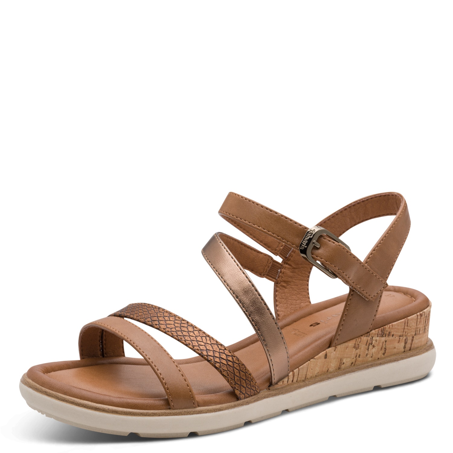 Image of Tamaris Keilsandalette Sommerschuh, Riemchensandale in veganer Verarbeitung