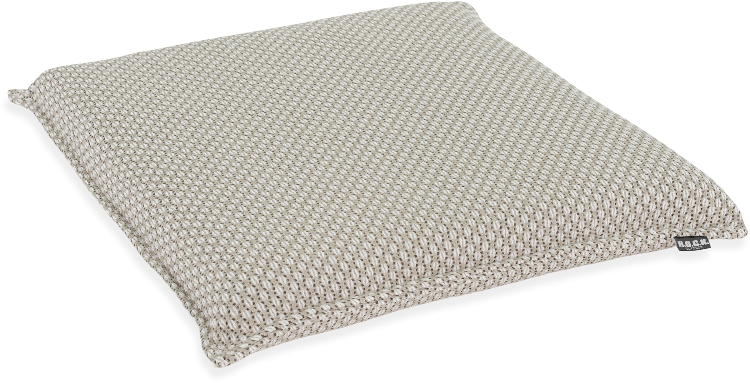 H.O.C.K. Housse de siège »Linocea« coussin d'assise extérieur, 40x40x6cm, coussin de chaise, sauge menthe, à motifs