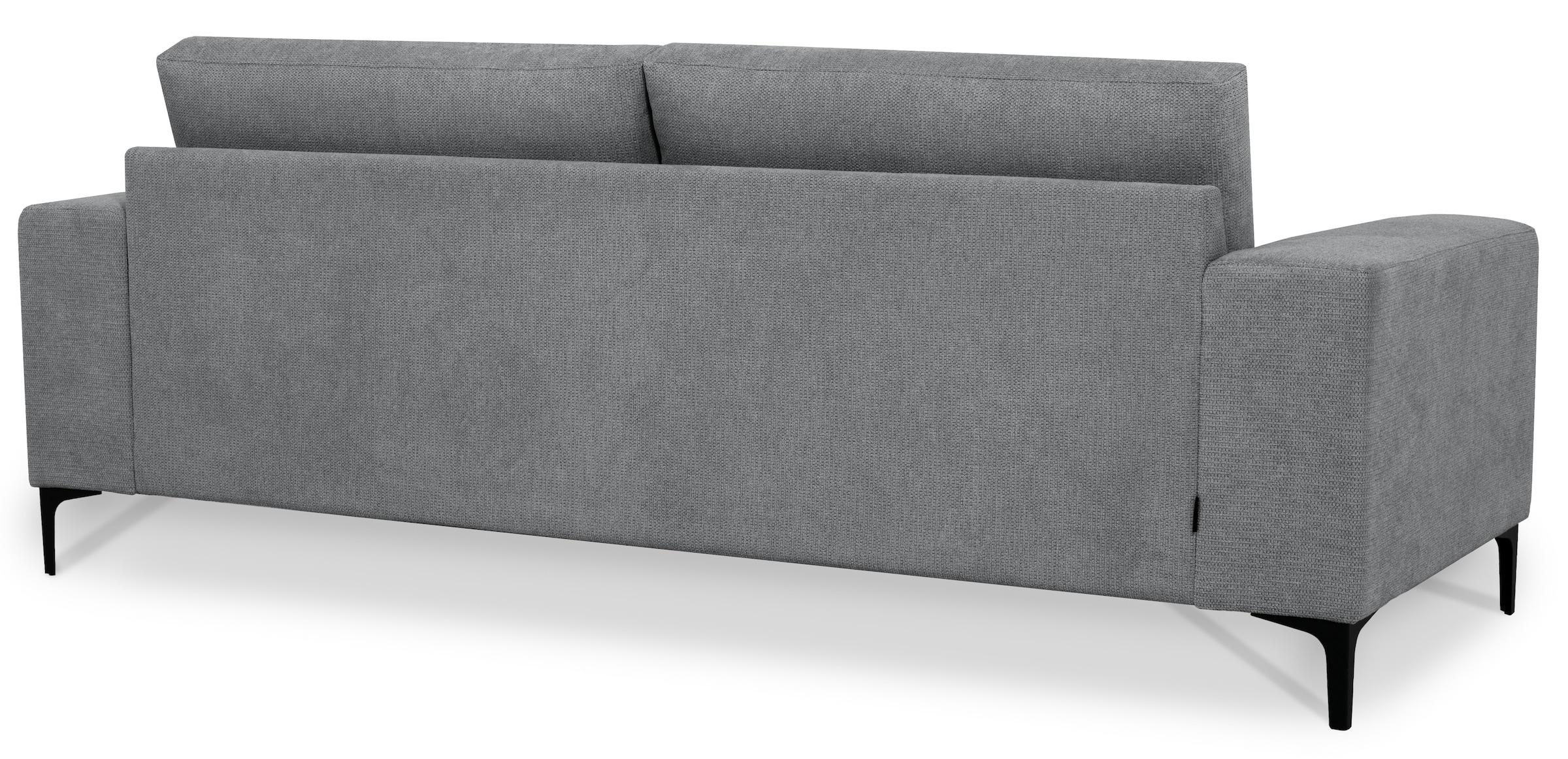 Places of Style 3-Sitzer »Xander«, Breite 224 cm, Soft-Touch Chenille, schwarze Metallfüsse