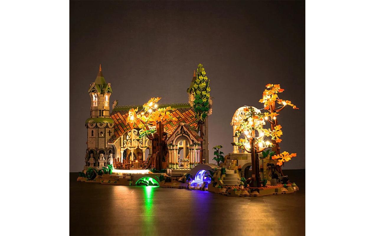   Steinbaukasten »BrickBling LED-Licht-Set für LEGO® Herr der Ringe: Bruchtal -10316«