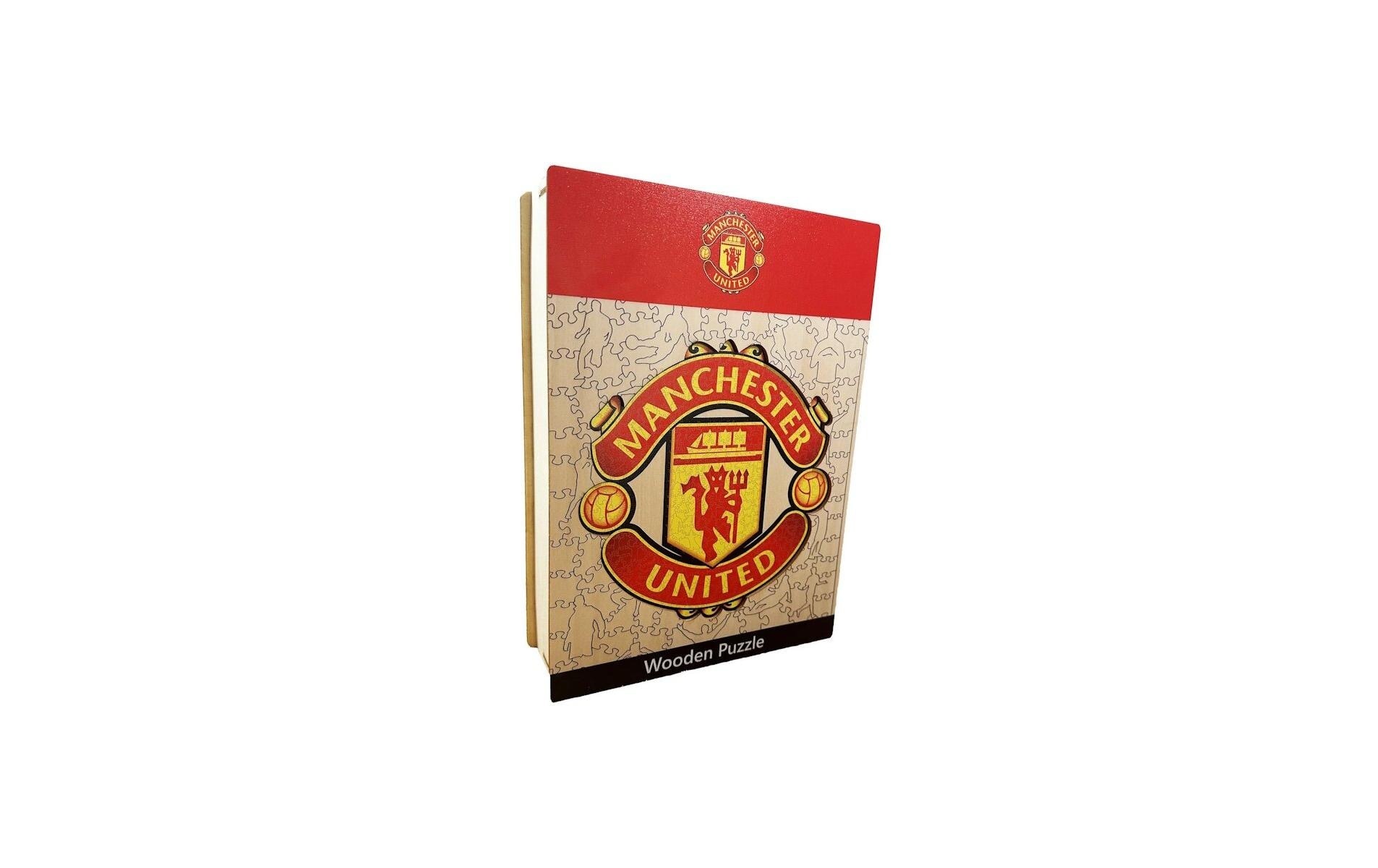   Puzzle »Iconic FC Manchester United - Logo« Holzart: Birke (Herkunftsland: China)