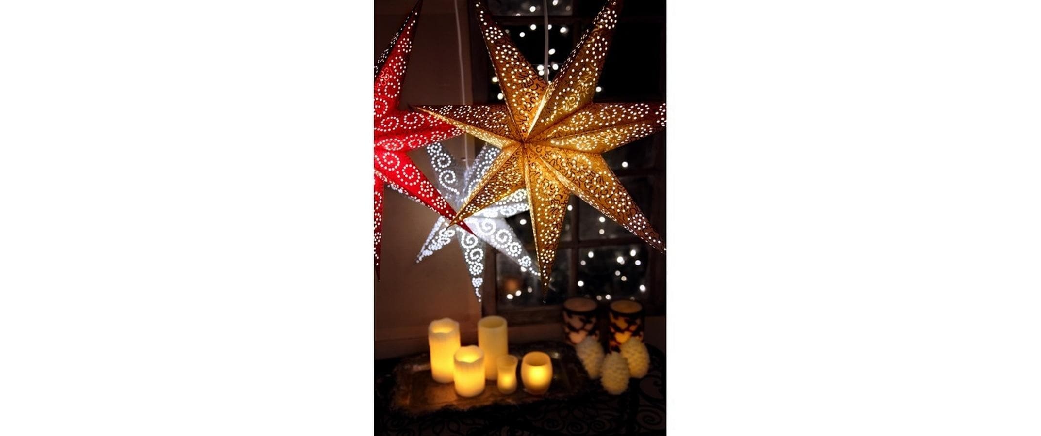 Parforce Traditional Hunting Lumière décorative LED »Trading Papierstern Antique«