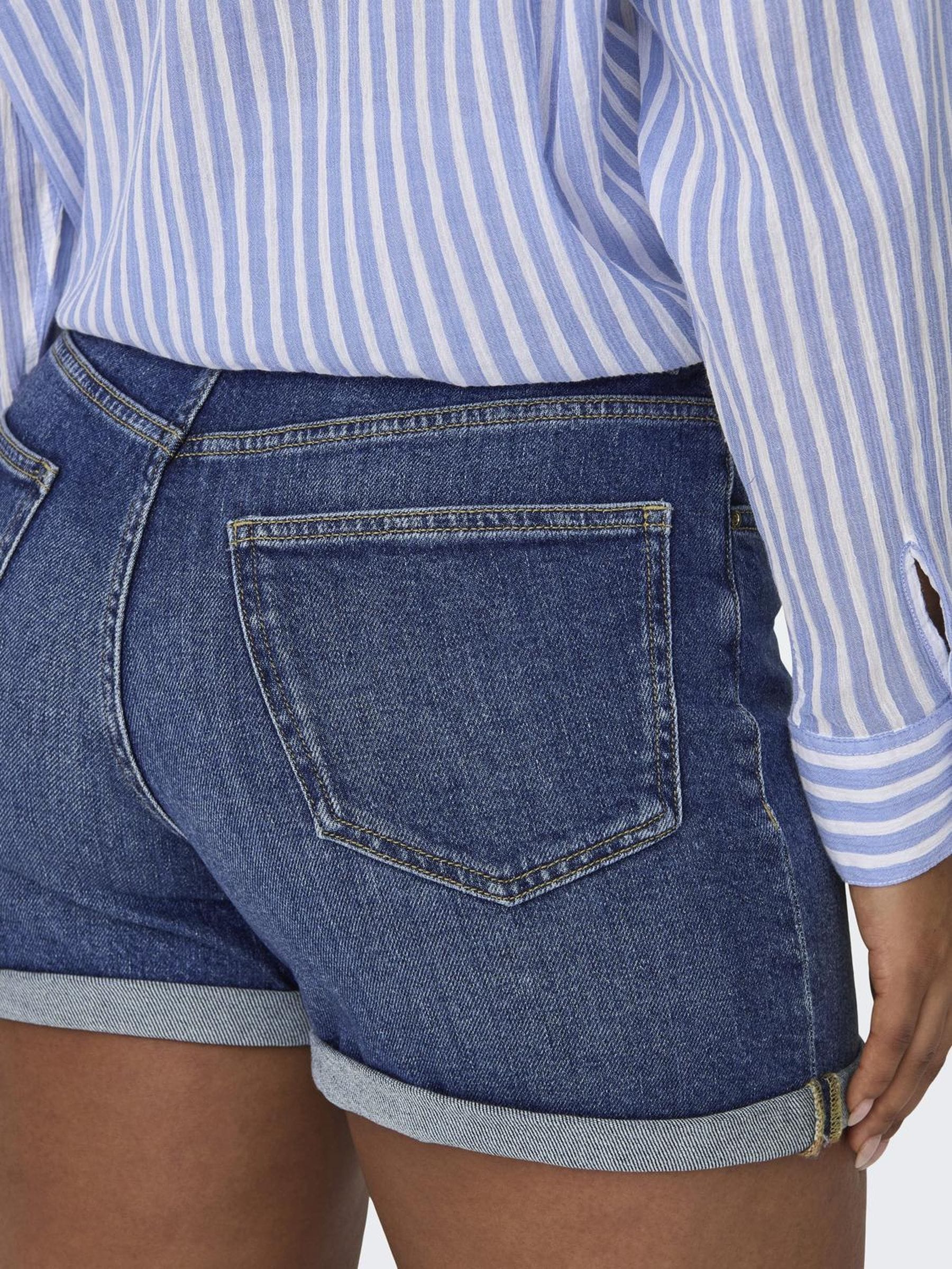 ONLY Short en jean »ONLJOSEPHINE – Stretch Shorts für vielseitige Kombinationen« regular fit, Denim/Jeans, Baumwolle, elastisch, unifarben
