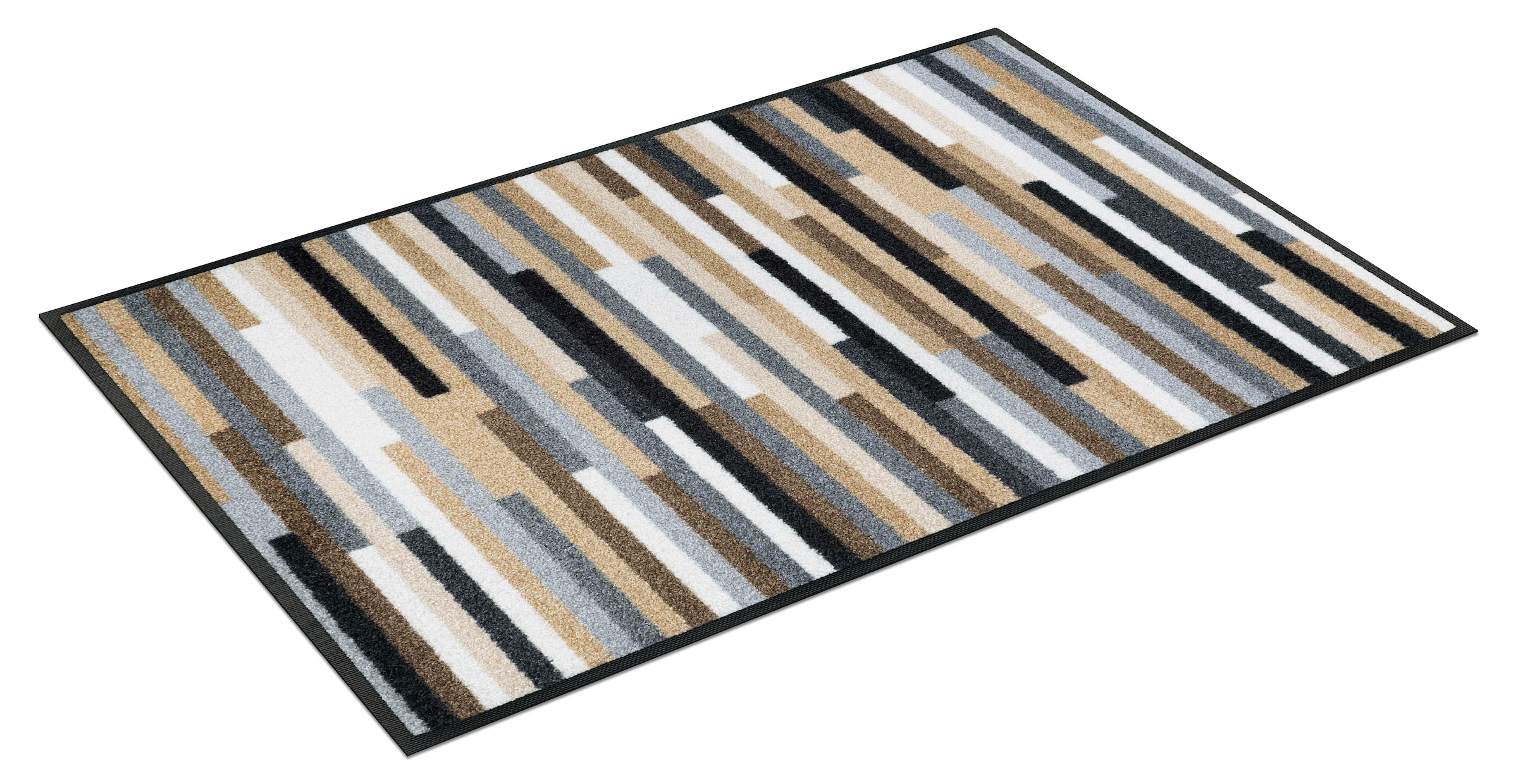 wash+dry by Kleen-Tex Tapis »Mikado Stripes« Rectangulaire 7 mm Höhe modernes Streifen Design, rutschhemmend, waschbar
