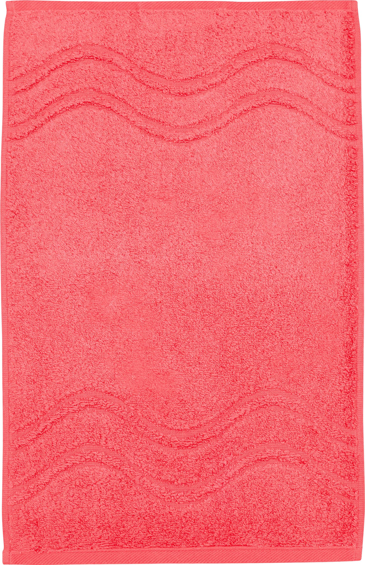 ROSS Gästehandtuch »Cashmere feeling«, (6 St.), mit Wellen-Bordüre