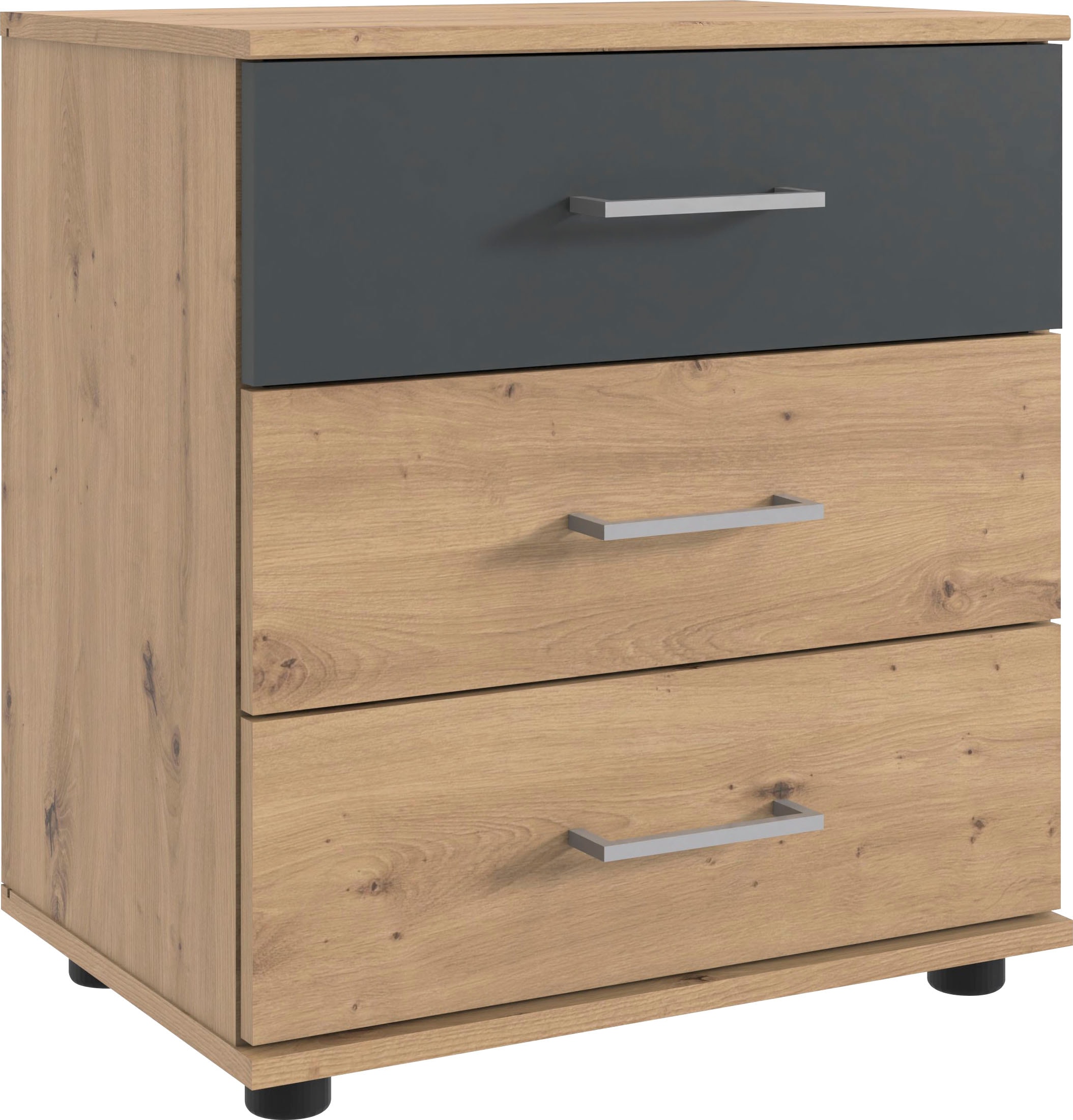 Image of Wimex Nachtkommode "Taiga" mit 3 Schubladen, 52cm breit