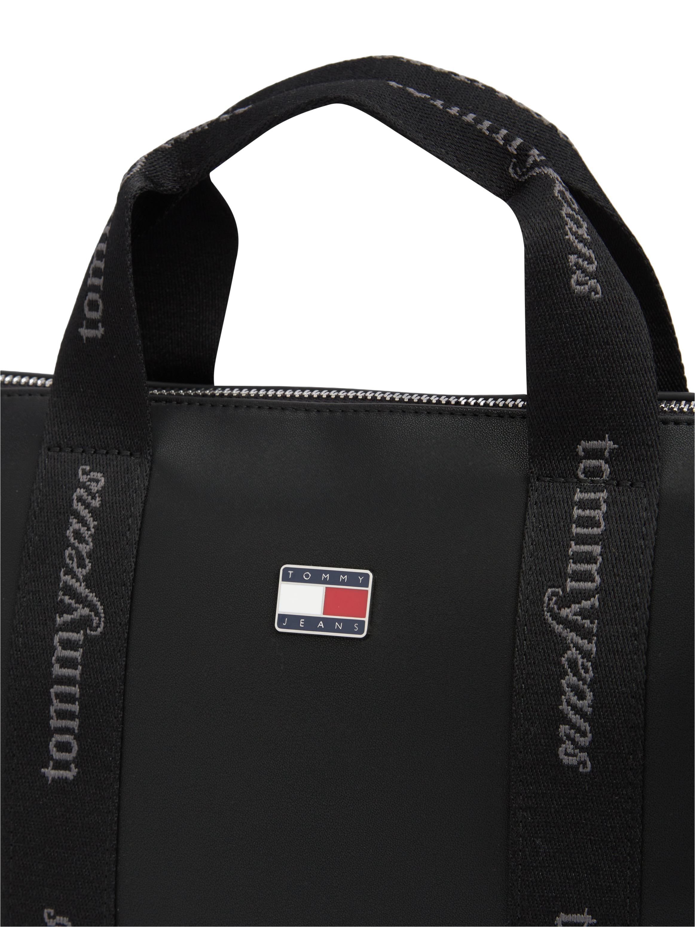 Tommy Jeans Sac à main »TJW DAILY ELEVATED MINI TOTE« sac à épaule femme, sac bandoulière avec inscriptions logo