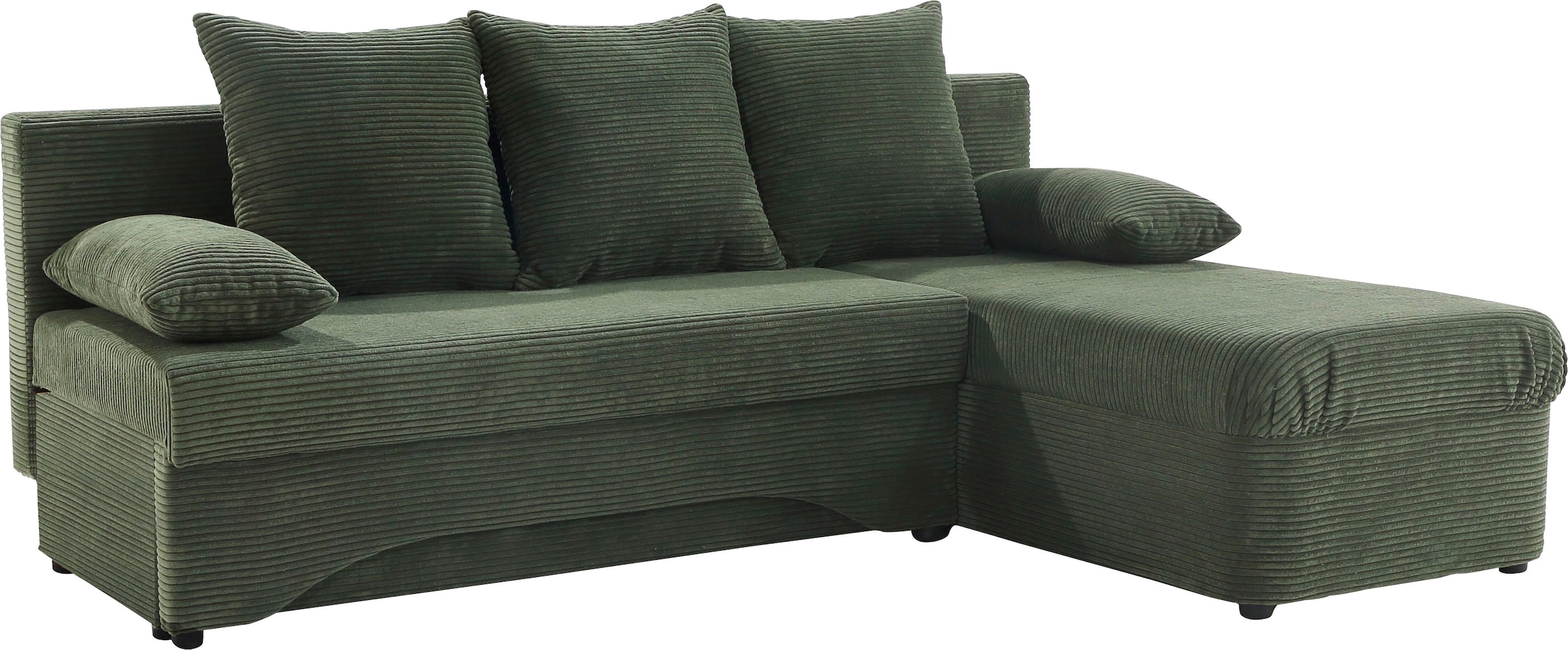 Jockenhöfer Gruppe Ecksofa »L-Form, B: 191 cm« mit Bettfunktion & Bettkasten