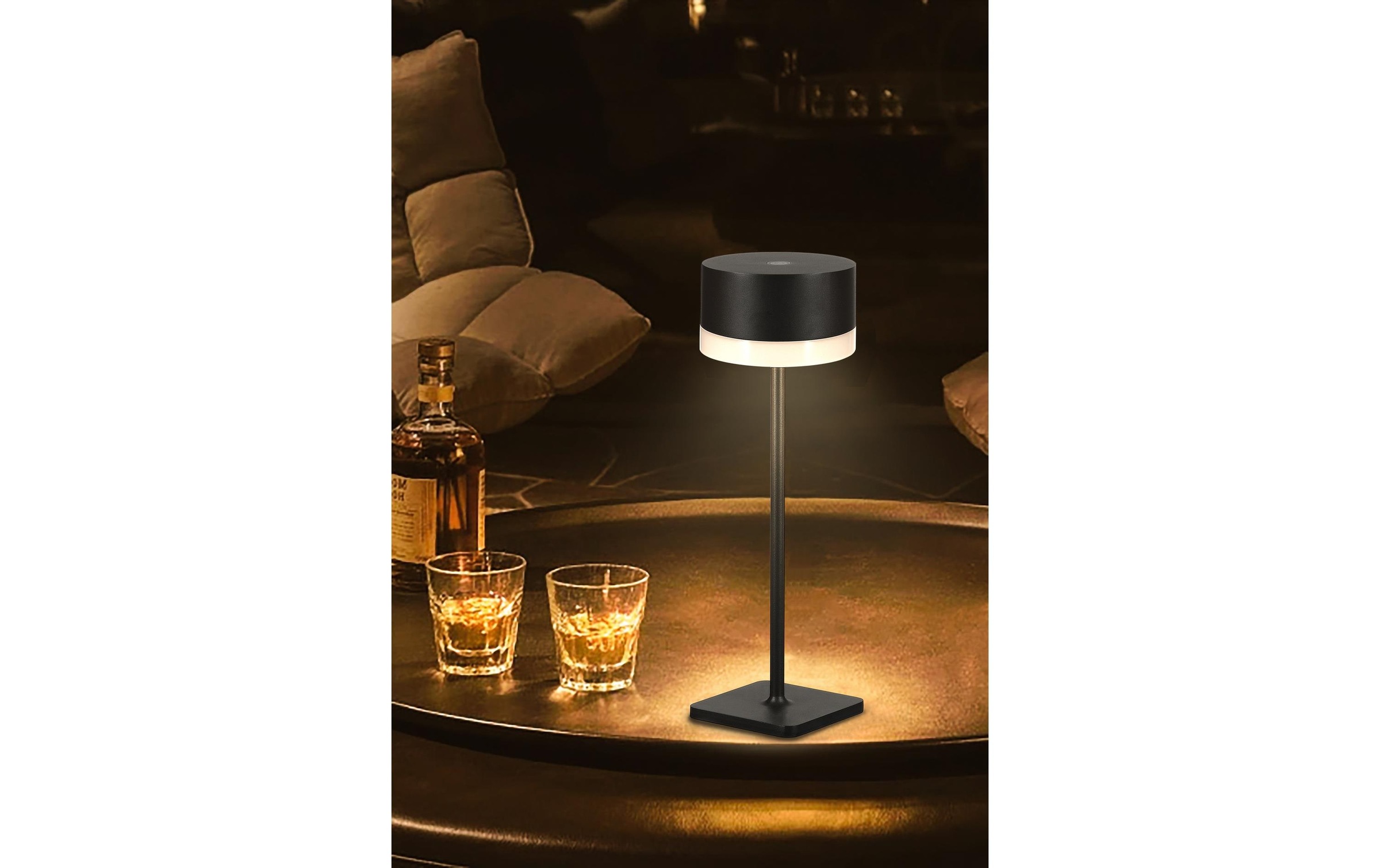   LED Tischleuchte »Schönenberger Surya, USB-C, 37 cm, Schwarz« Warmweiss