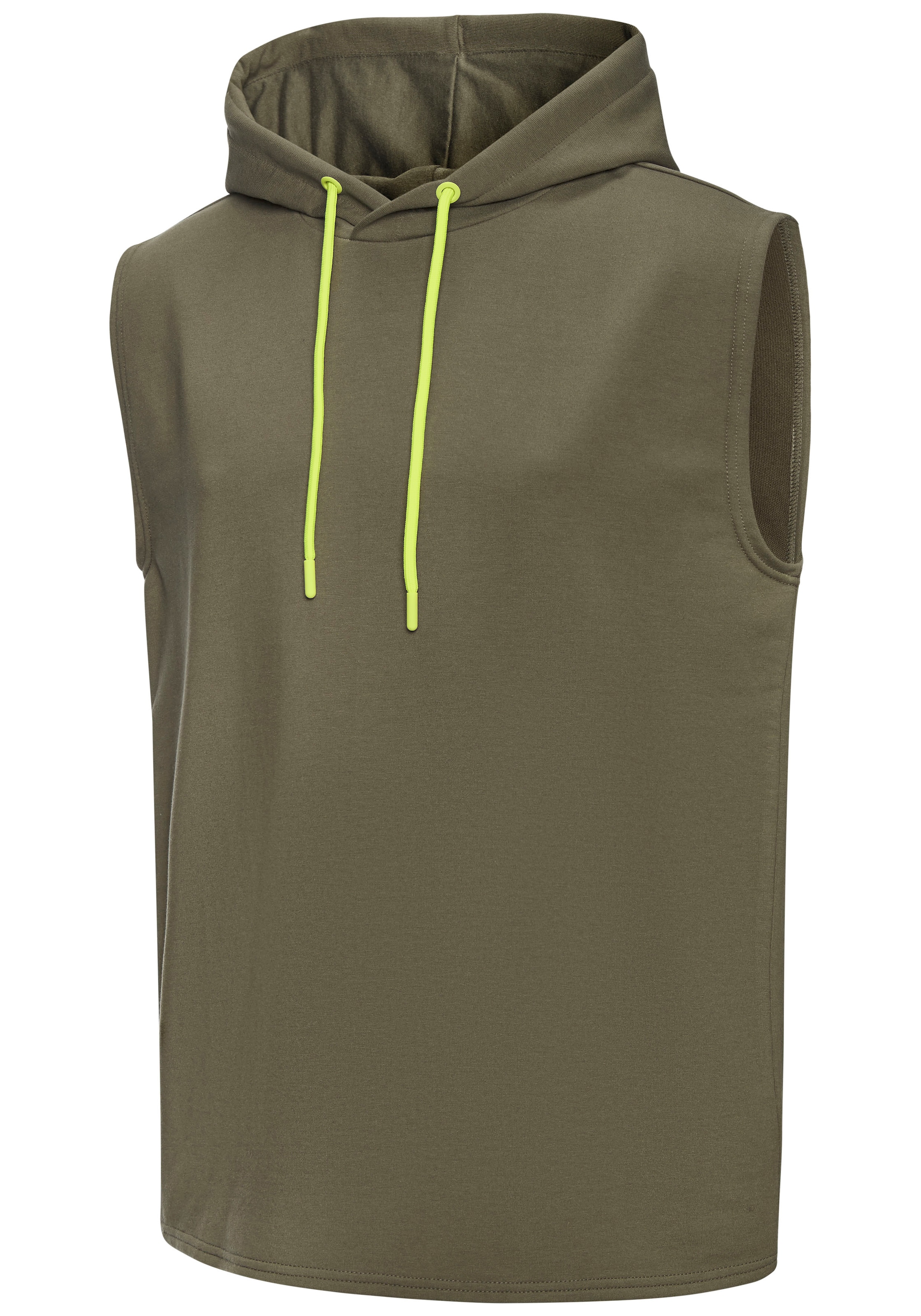 Le Jogger Performance Kapuzensweatshirt , ohne Ärmel und mit kontrastfarbenen Details
