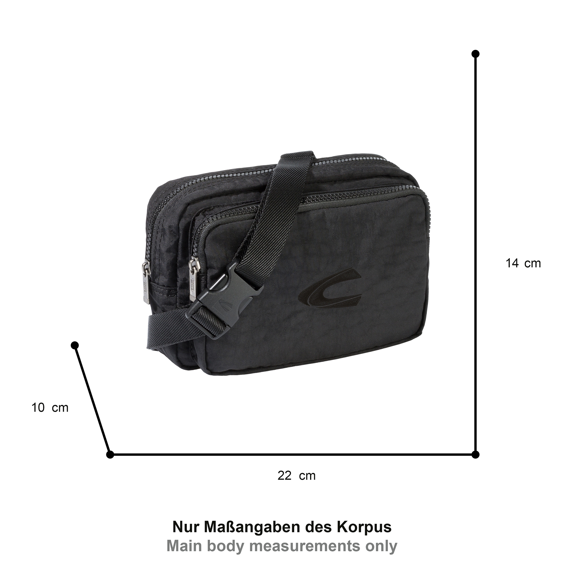 camel active Bauchtasche »Journey« aus leichtem robusten Nylon, funktional perfekt für alle Lebenslagen