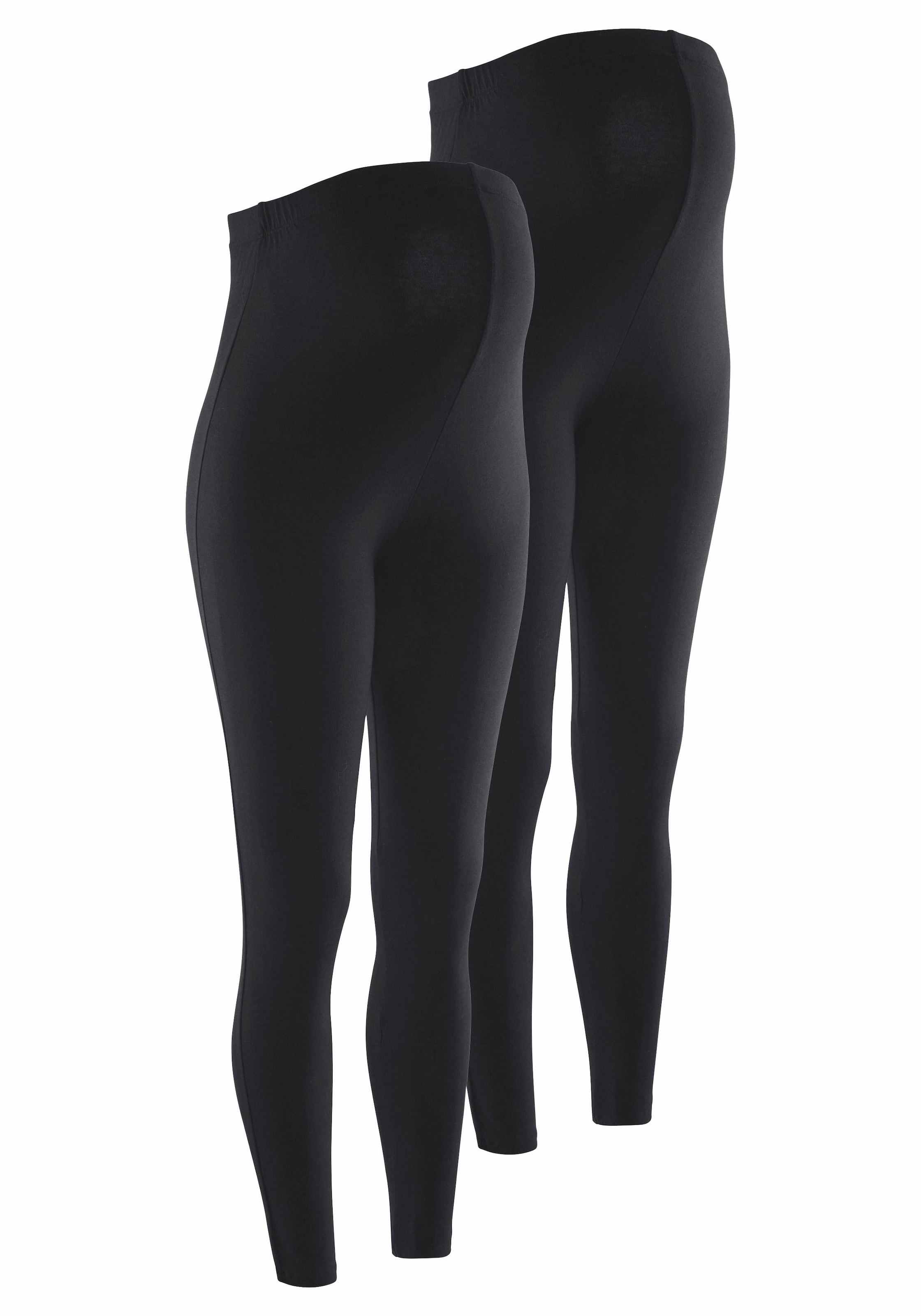 Neun Monate Umstandsleggings », 2er Pack Hosen für Schwangerschaft und Stillzeit«, (Packung, 2 tlg.), lange Form