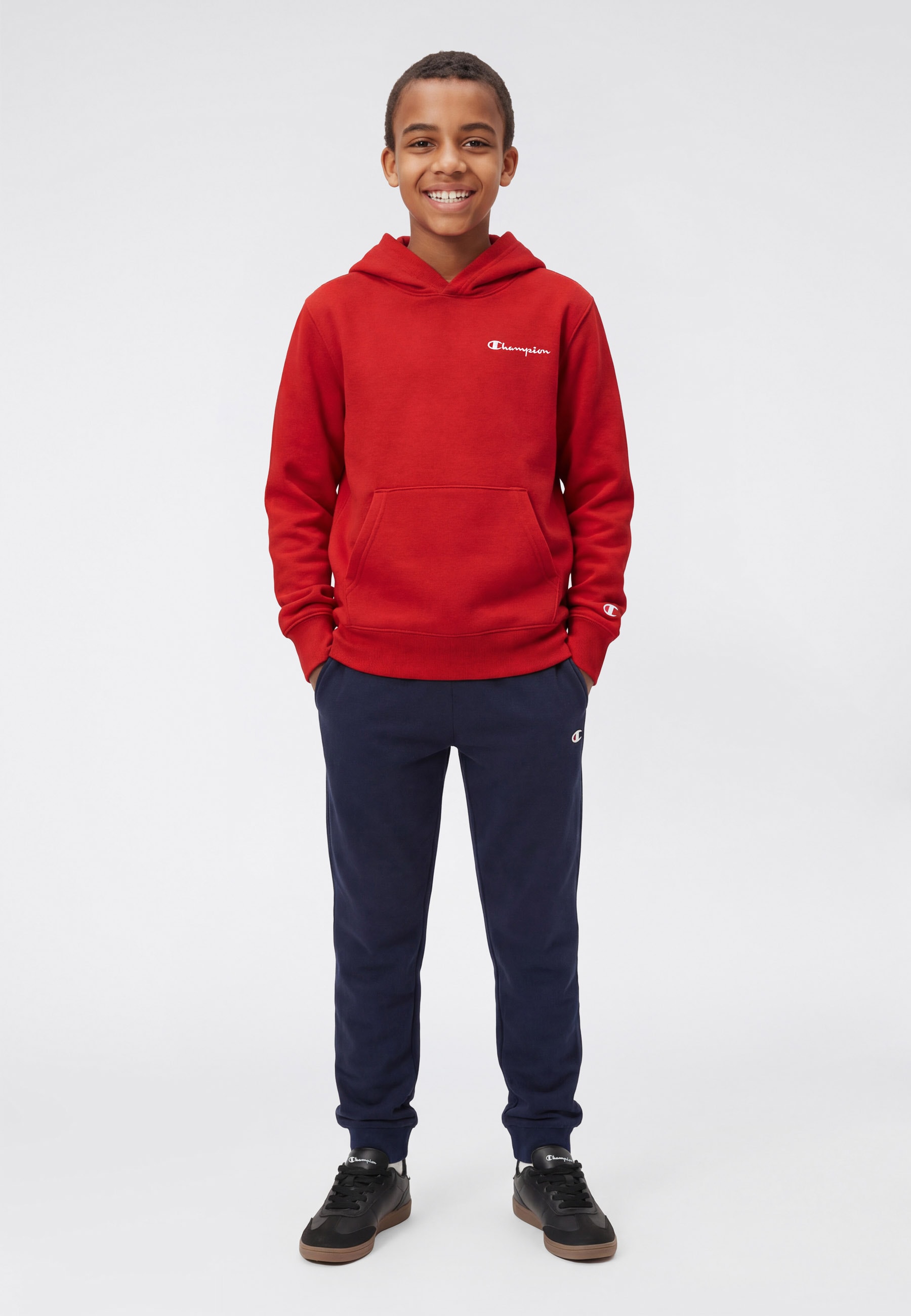 Champion Sweat à capuche »ICONS CONTRAST Terry Hoodie«, für Kinder, sportlicher Stil, mit Kapuze

