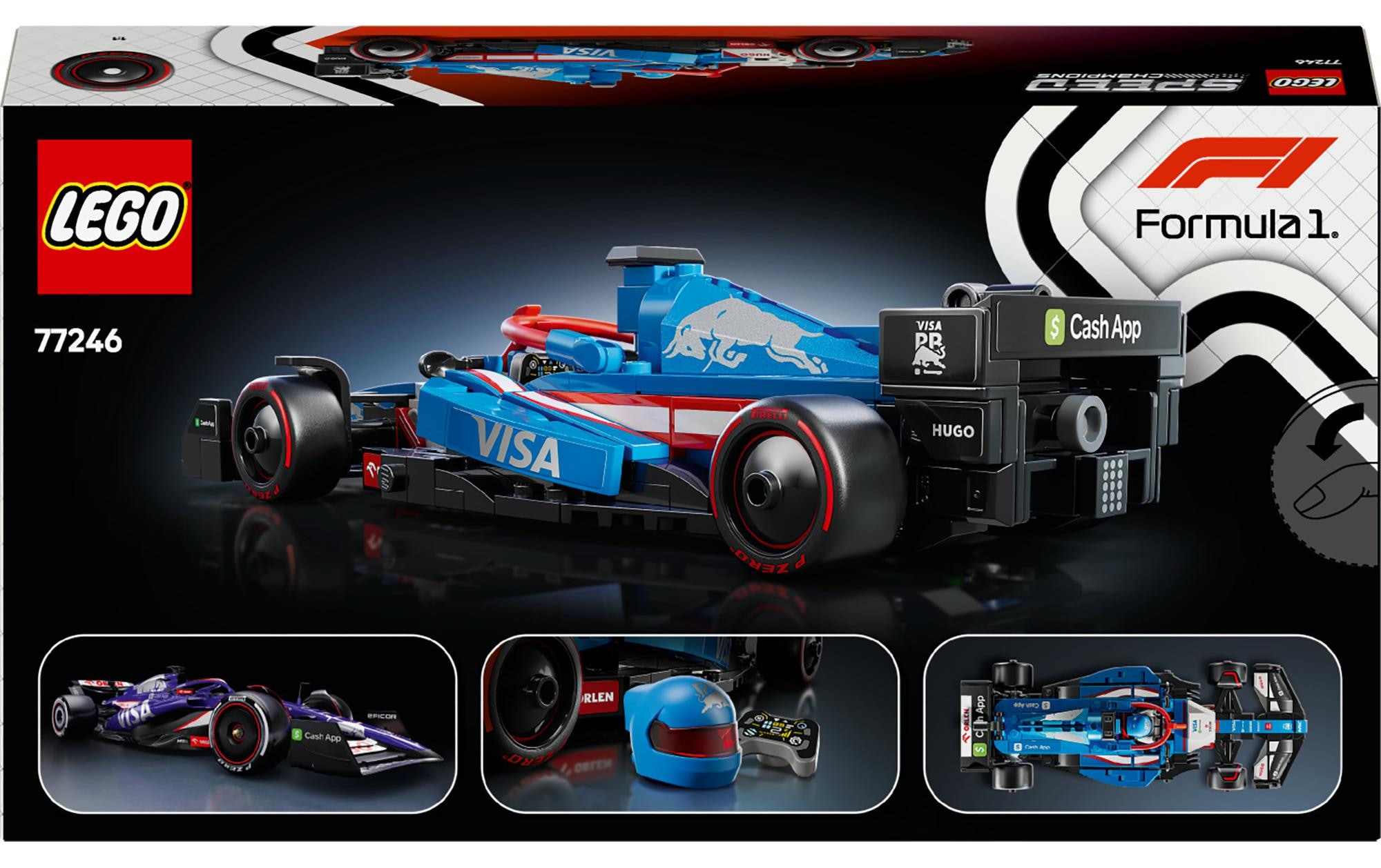 LEGO® Briques de jeu »Speed Champions Visa Cash App RB VCARB 1 F1 Rennauto 77246«