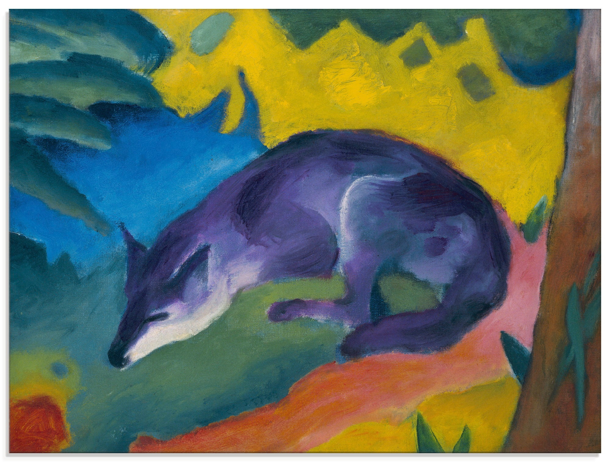Image of Artland Glasbild »Blauschwarzer Fuchs. 1911.«, Wildtiere, (1 St.) bei Ackermann Versand Schweiz