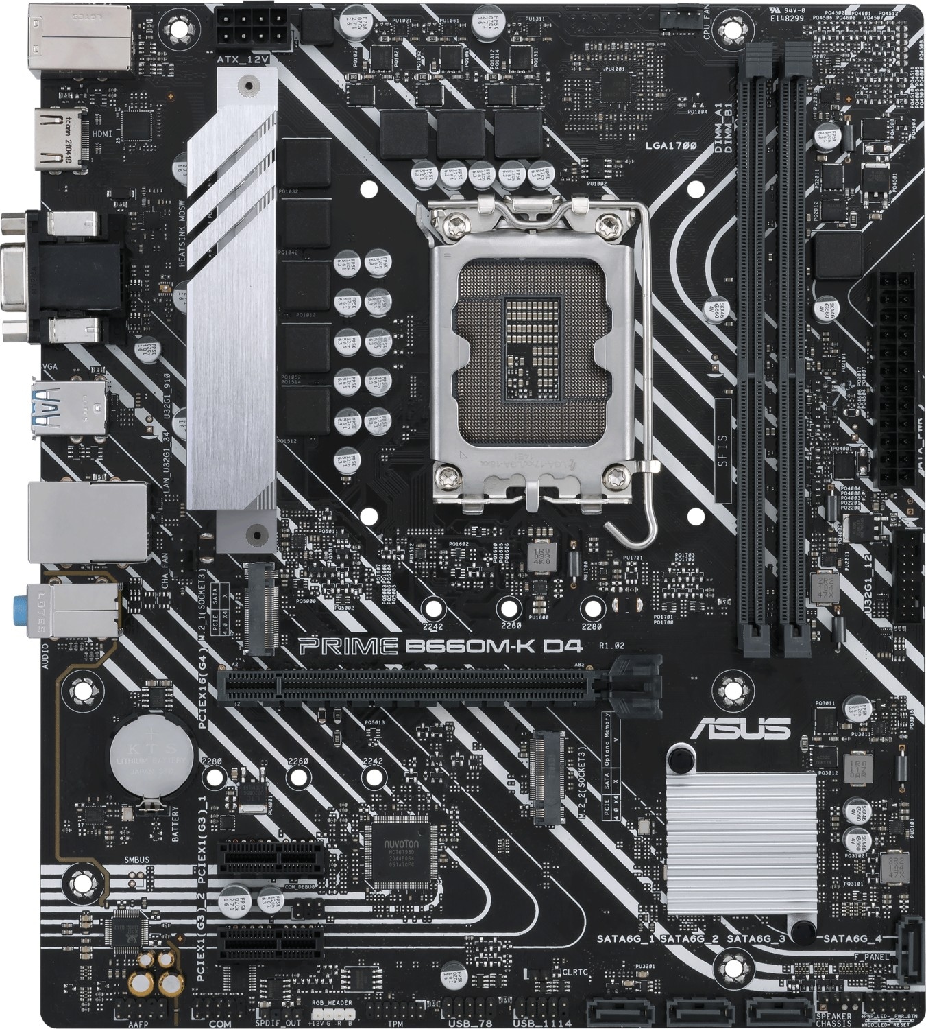 Asus Mainboard »PRIME B660M-K D4«