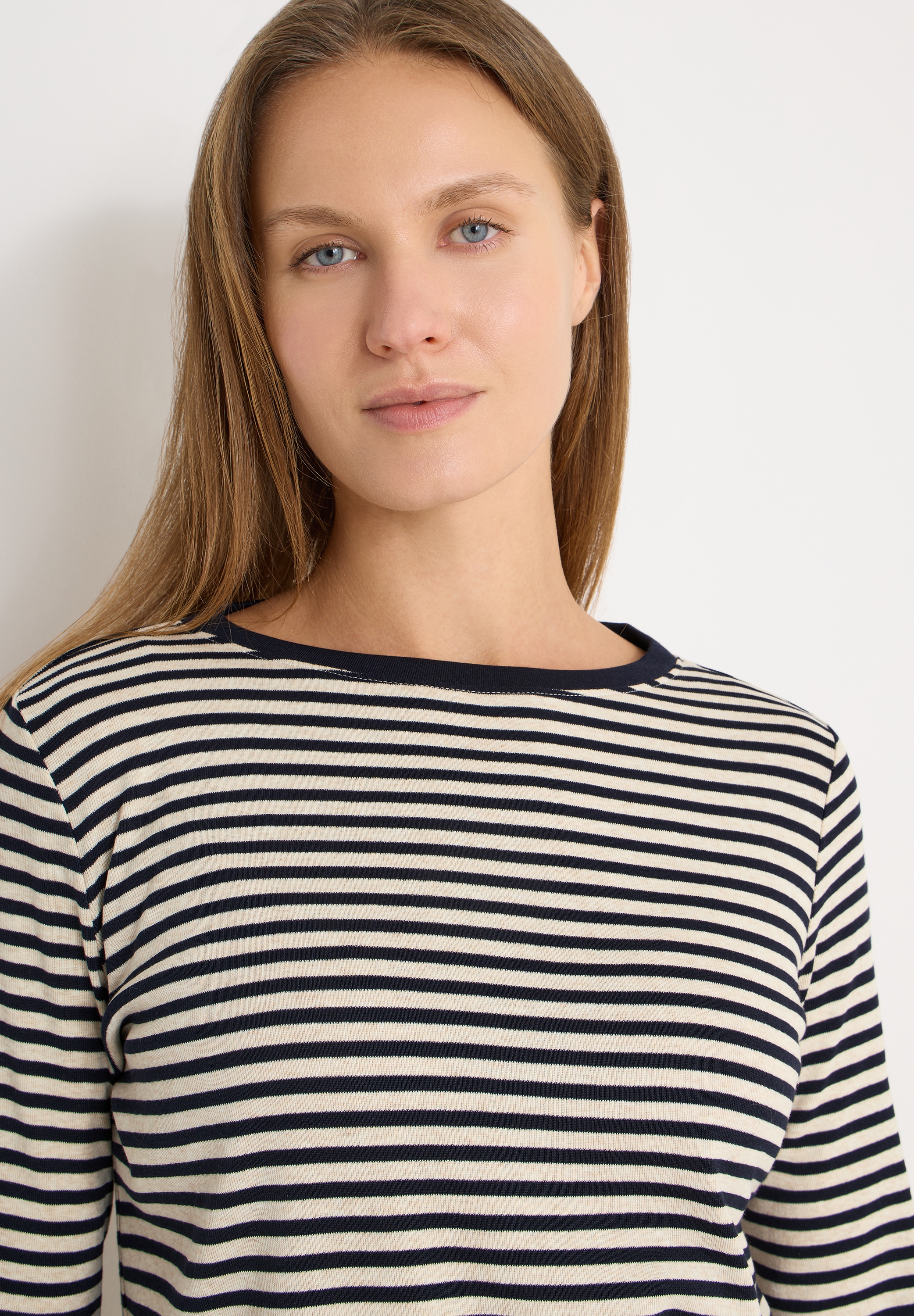 Cecil T-shirt à manches longues im Streifen-Look