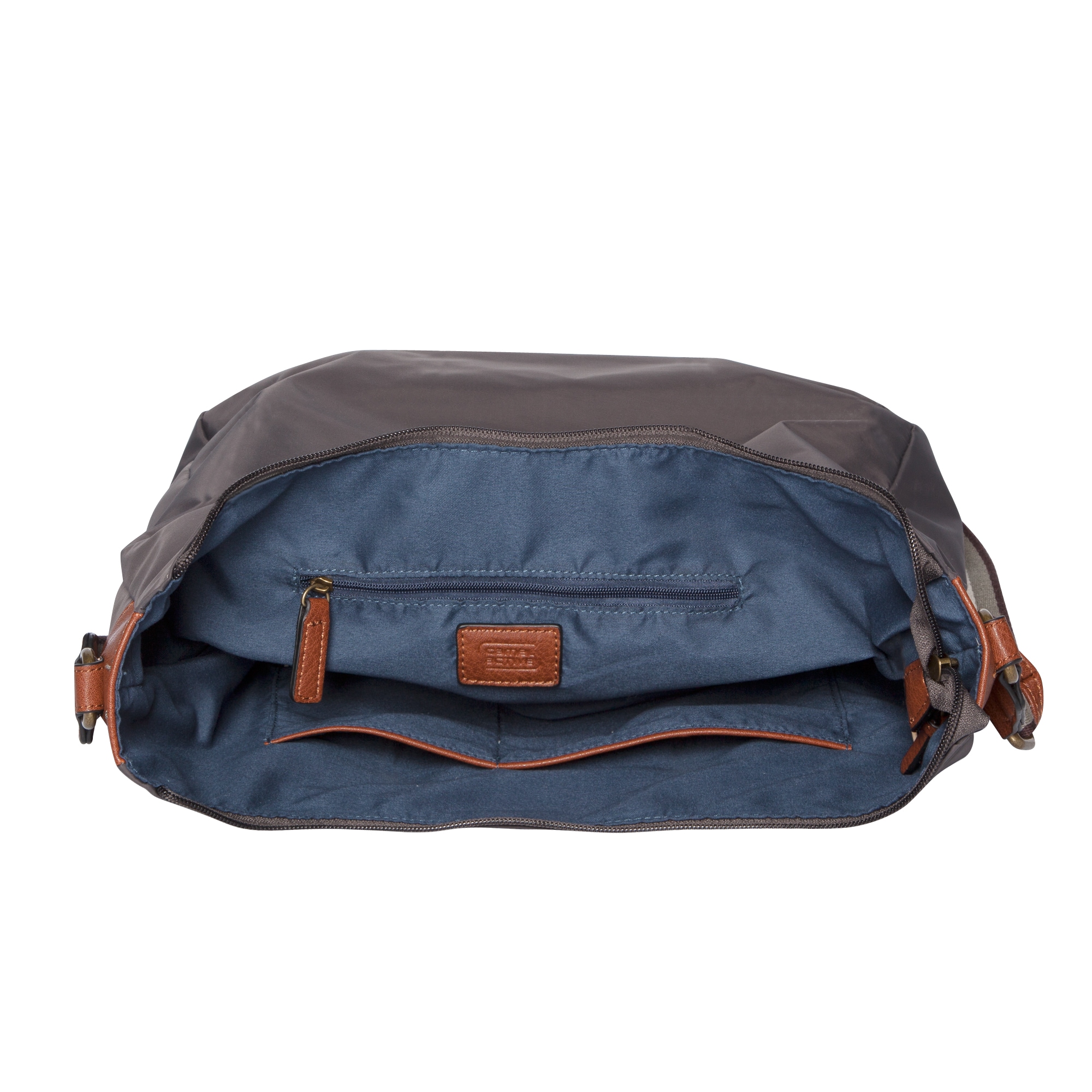 camel active Hobo »Bari«, aus hochwertigem matten Nylon mit gestreiftem Gewebeband