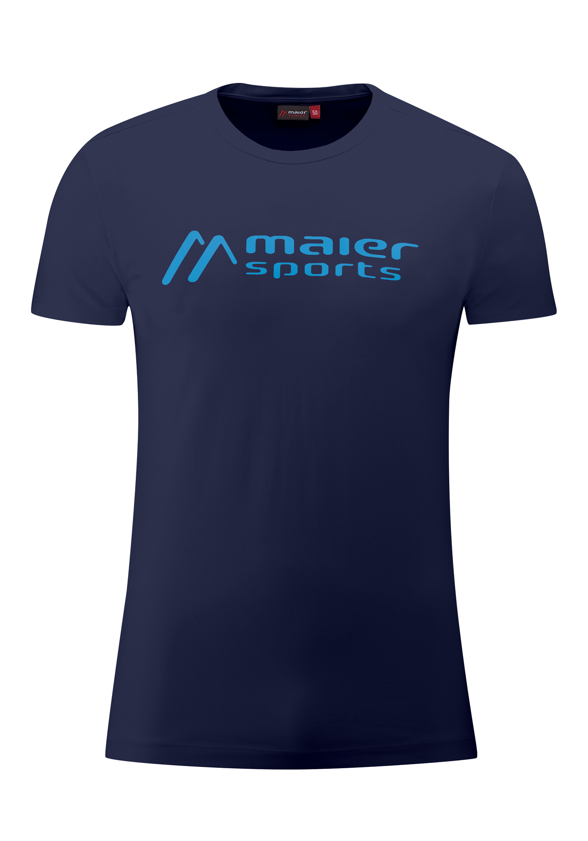 Image of Maier Sports Funktionsshirt »MS Tee M«, Vielseitiges Rundhalsshirt aus elastischem Material bei Ackermann Versand Schweiz