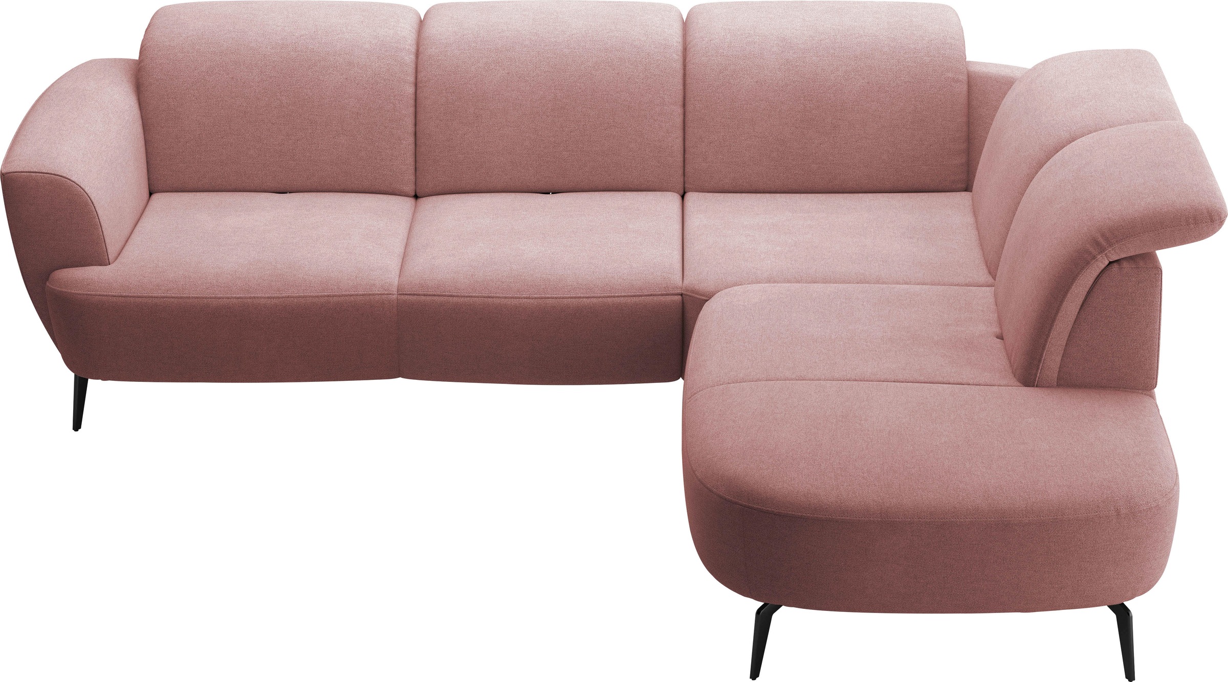 sit&more Ecksofa »Zoe«, ink.Sitztiefenverstellung, wahlweise mit Kopfteilverstellung