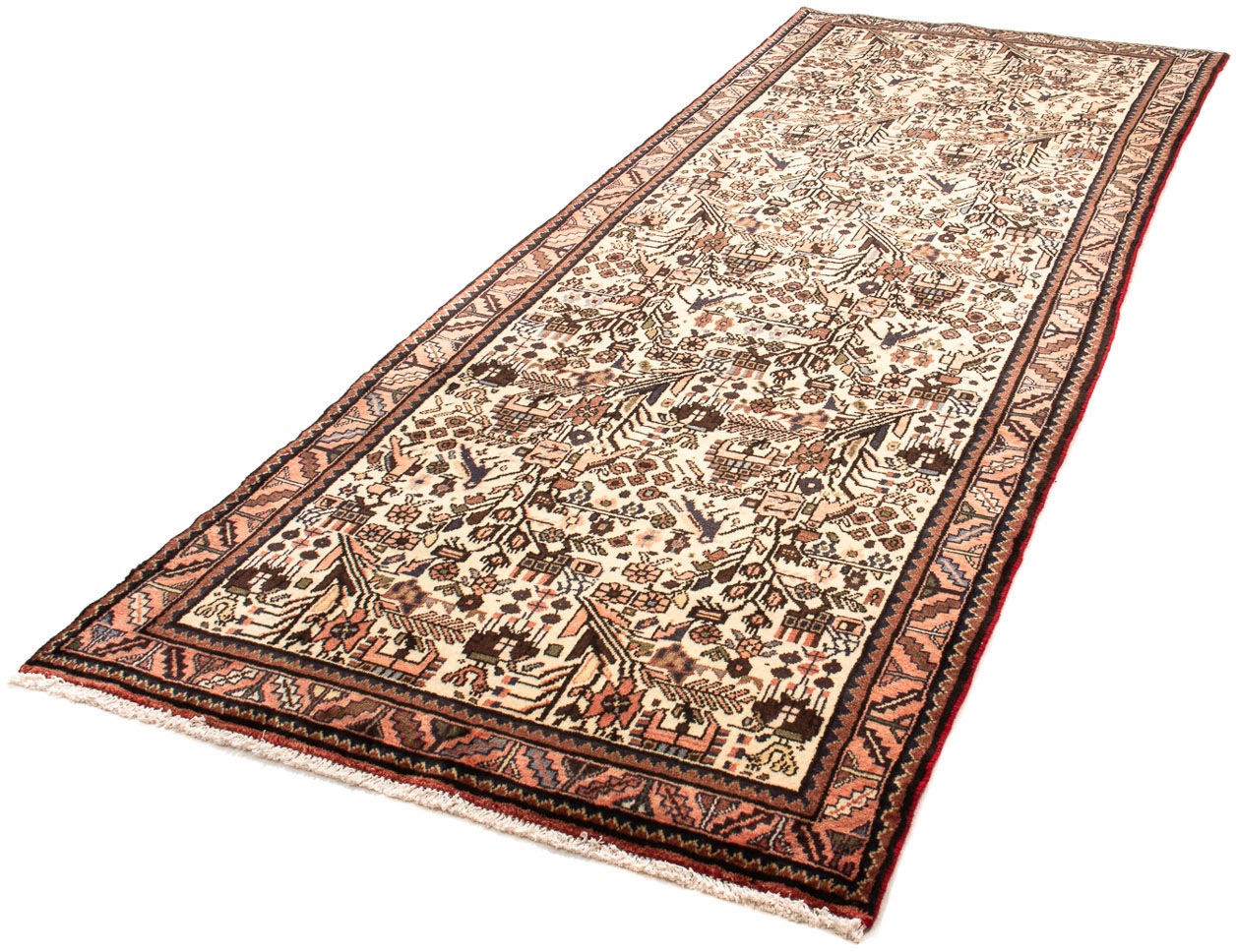 Image of morgenland Orientteppich »Perser - Nomadic - 293 x 112 cm - beige«, rechteckig, 10 mm Höhe, Wohnzimmer, Handgeknüpft, Einzelstück mit Zertifikat bei Ackermann Versand Schweiz