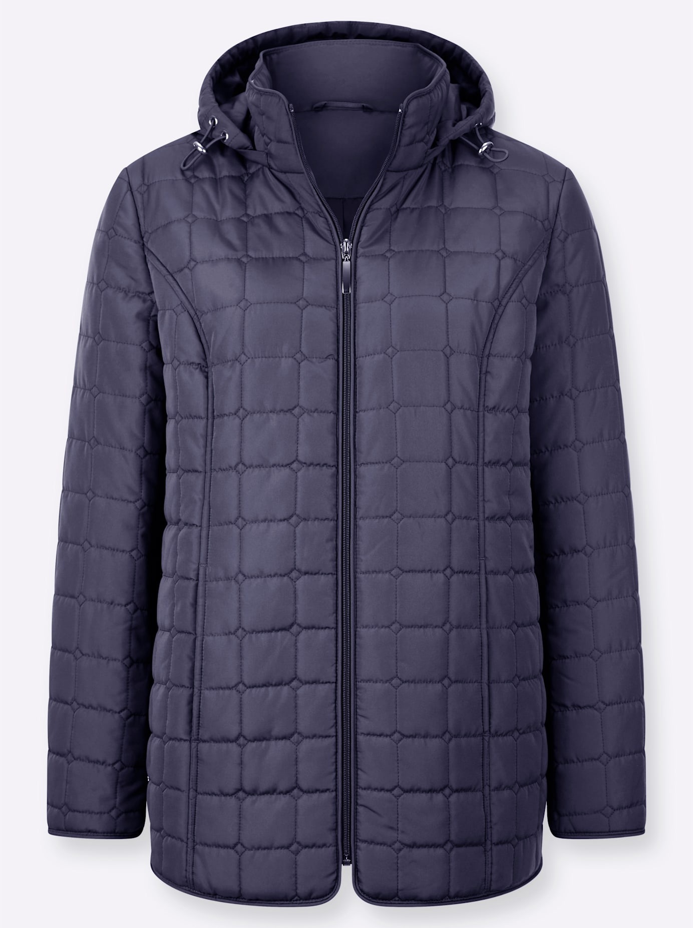 Classic Basics Steppjacke, mit Kapuze