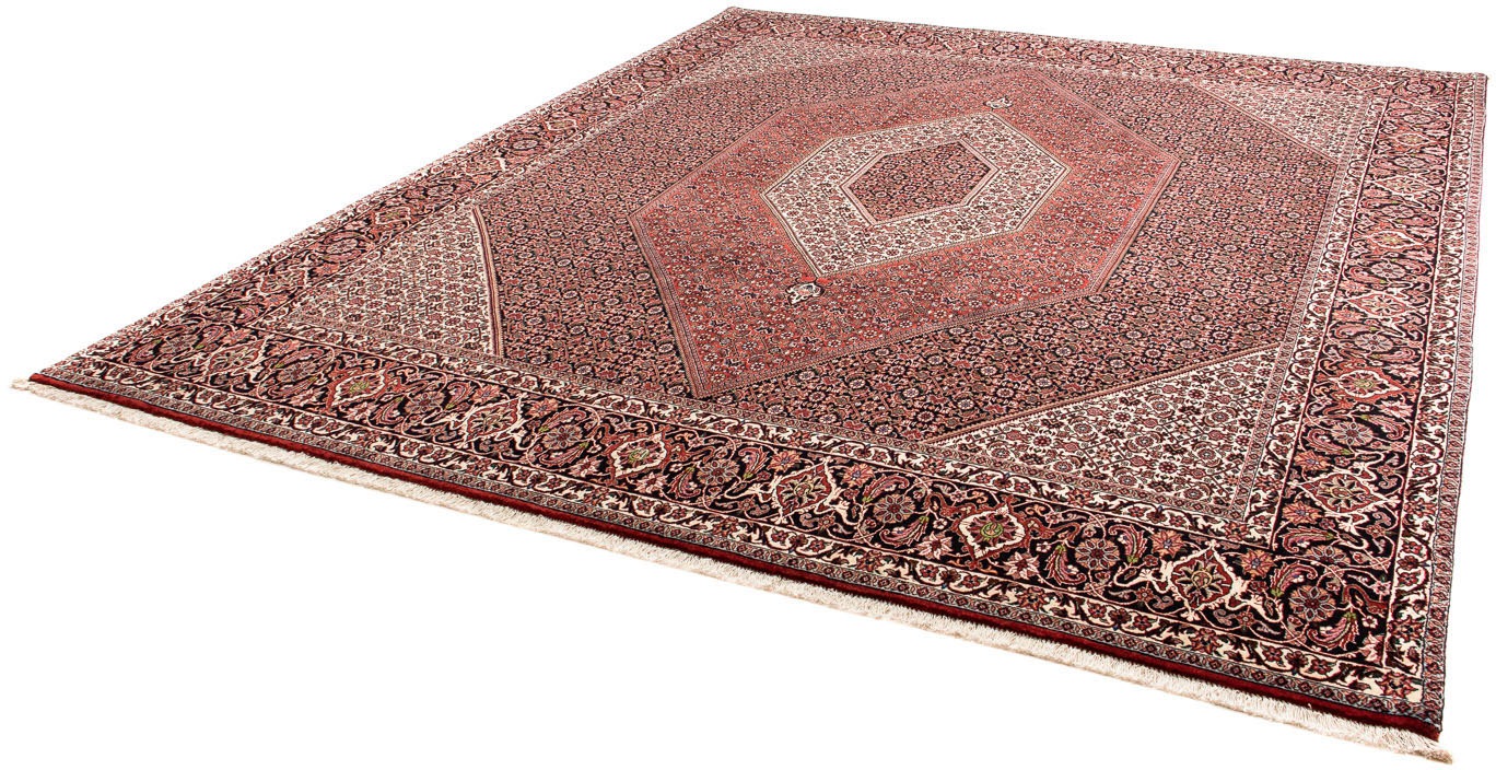 Image of morgenland Orientteppich »Perser - Bidjar - 300 x 252 cm - hellrot«, rechteckig, 15 mm Höhe, Wohnzimmer, Handgeknüpft, Einzelstück mit Zertifikat bei Ackermann Versand Schweiz
