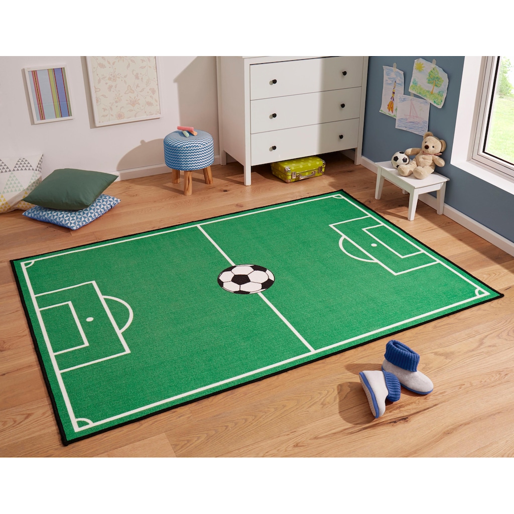 HANSE Home Kinderteppich »Fussballfeld 1«, rechteckig