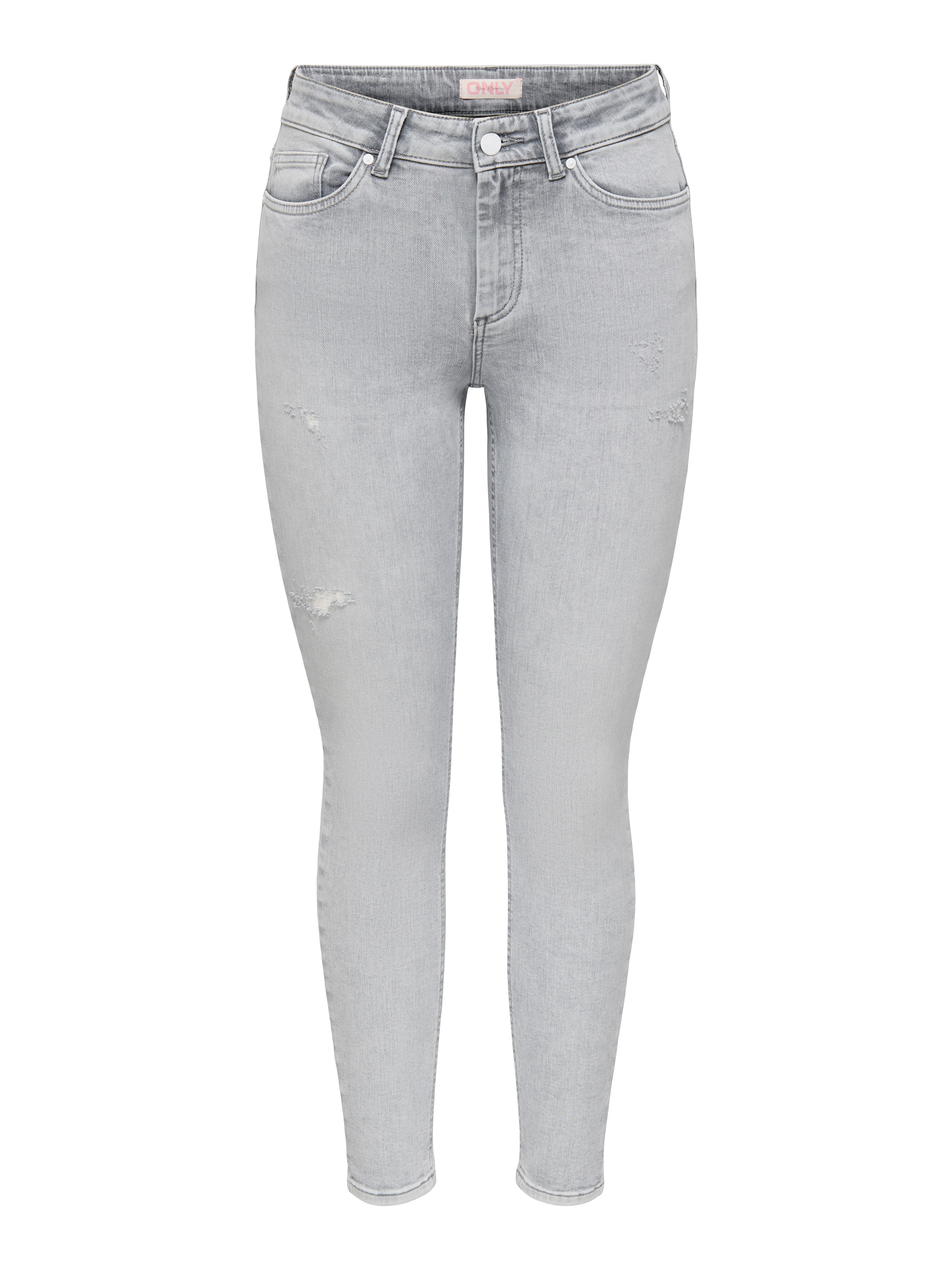 ONLY Jeans skinny »ONLBLUSH HW ANK RW DESTROY SKINNY DNM« mit Destroyed Effekt