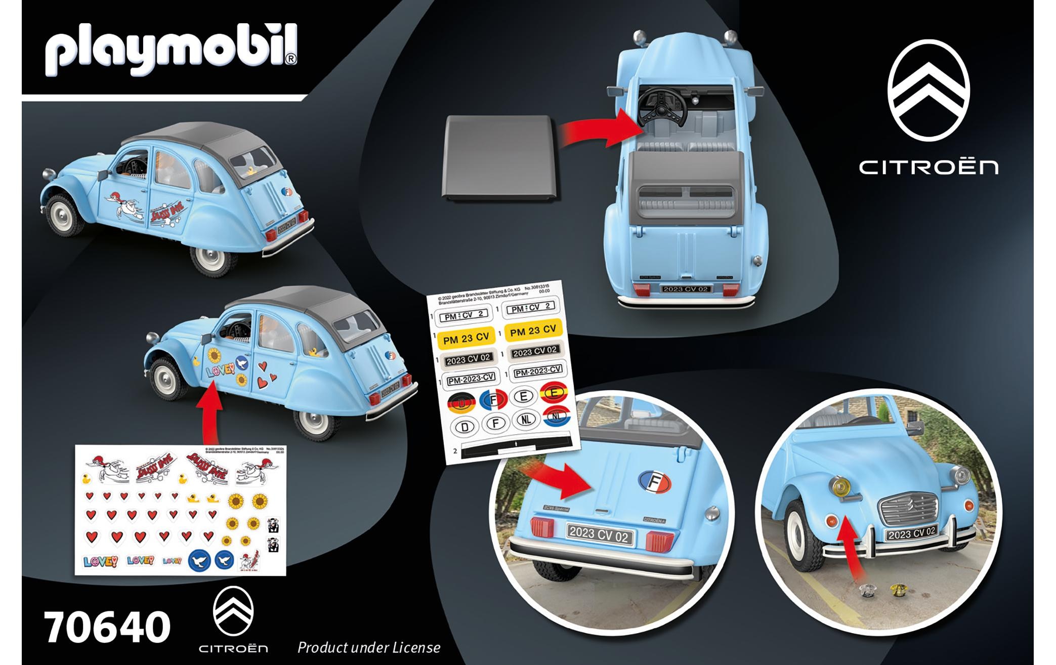 Playmobil® Spielbausteine »Citroën 2CV 70640«