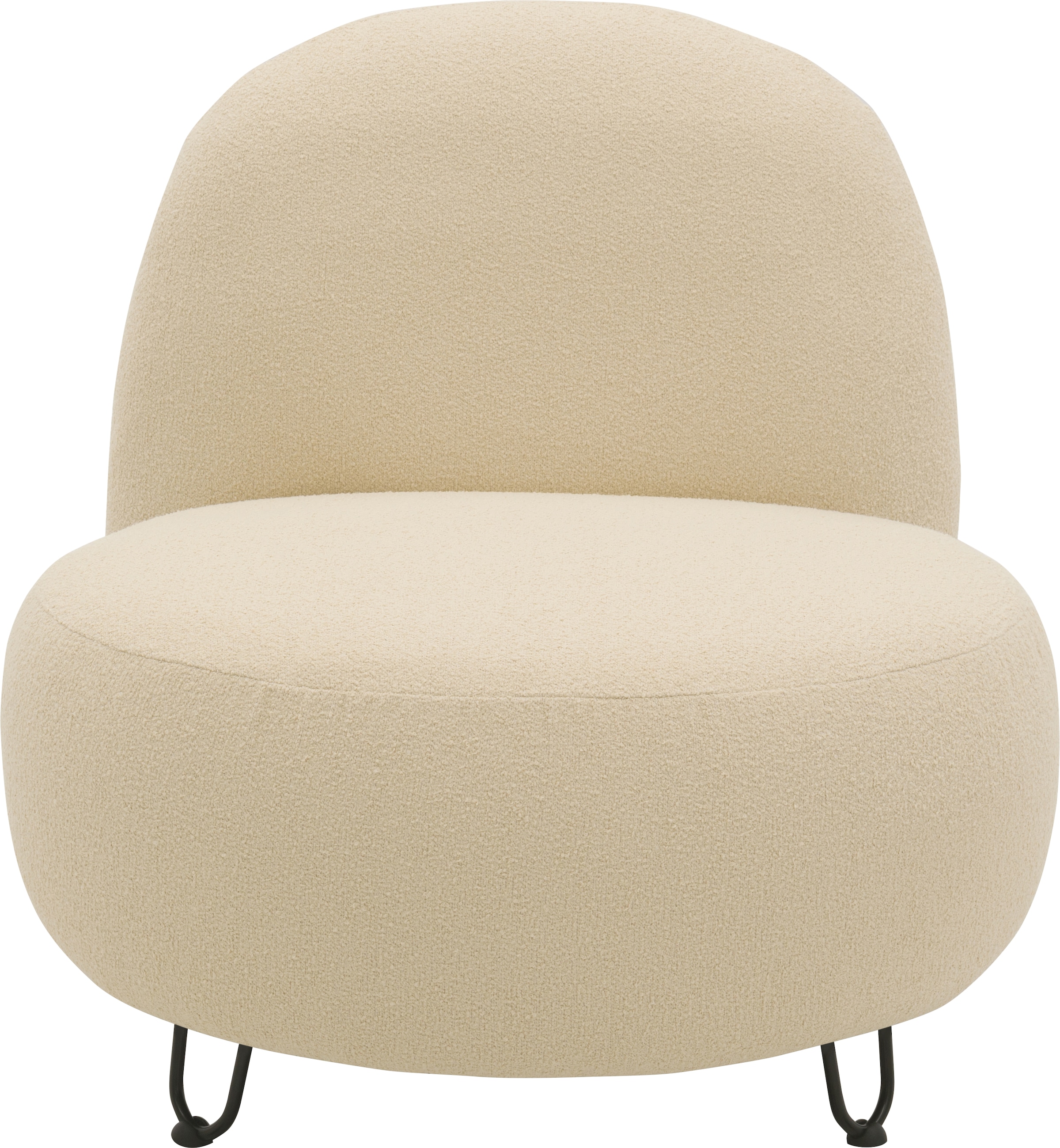 Image of DOMO collection Sessel "Poika ideal für Terrasse, Garten, Balkon" Formschöner Outdoor-Polstersessel, Bezug Fellimitat