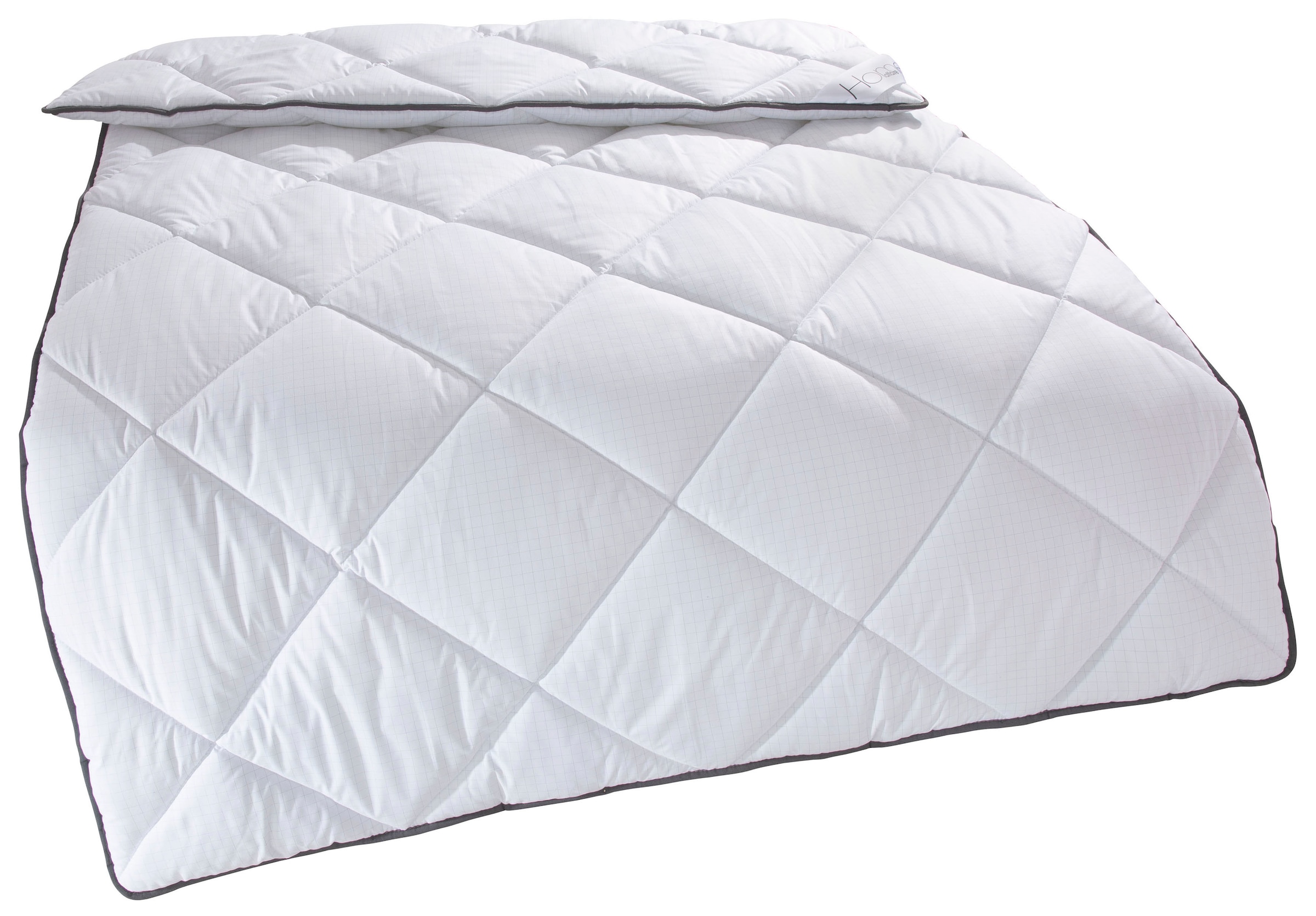 Home affaire Microfaserbettdecke + Kopfkissen »Murau Bettdecke 135x200 cm, 155x220 cm«, (Spar-Set, 2 St.), Set mit 80x80 cm, Sommer, Herbst und Winter