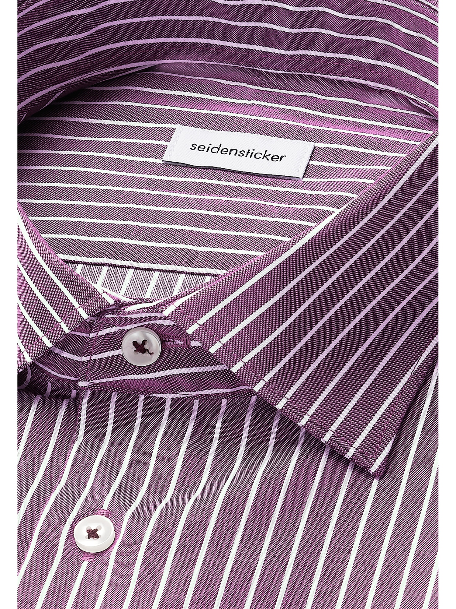 seidensticker Businesshemd »Schwarze Rose« Slim 1/1 Kentkragen Gestreift