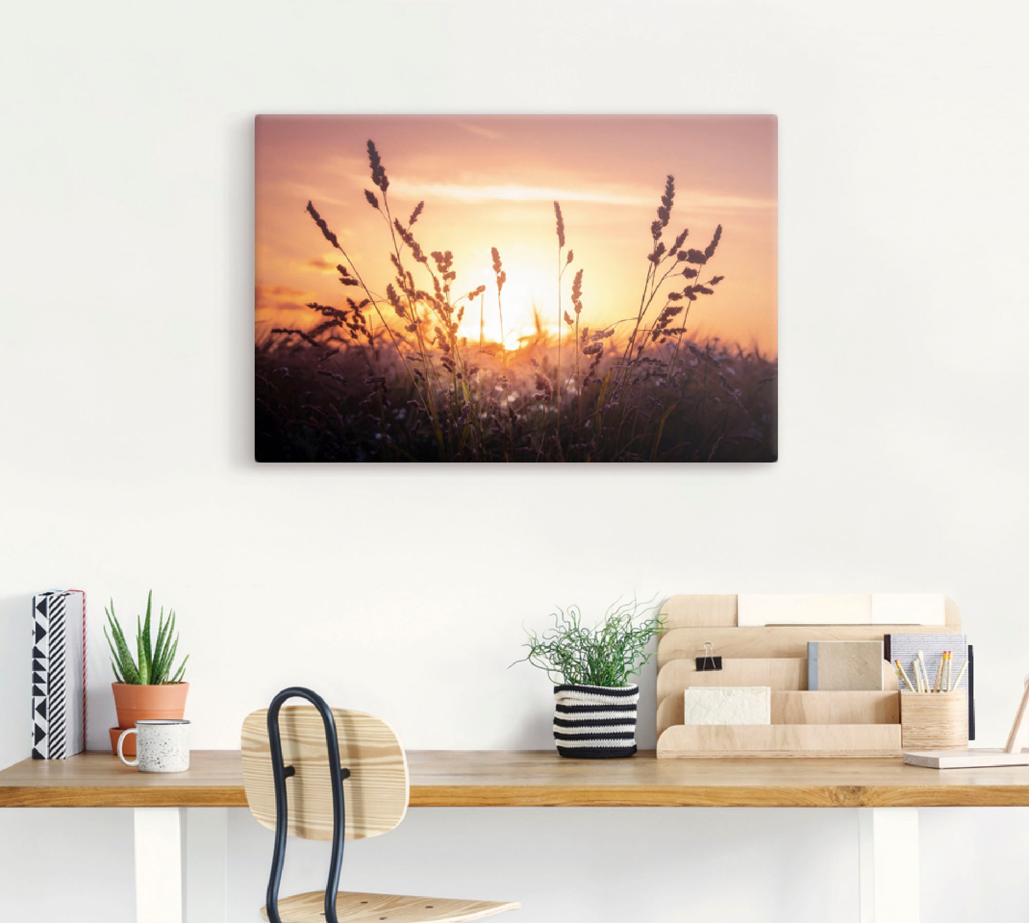 Artland Wandbild »Träumen«, Felder, (1 St.), als Leinwandbild, Wandaufkleber in verschied. Grössen