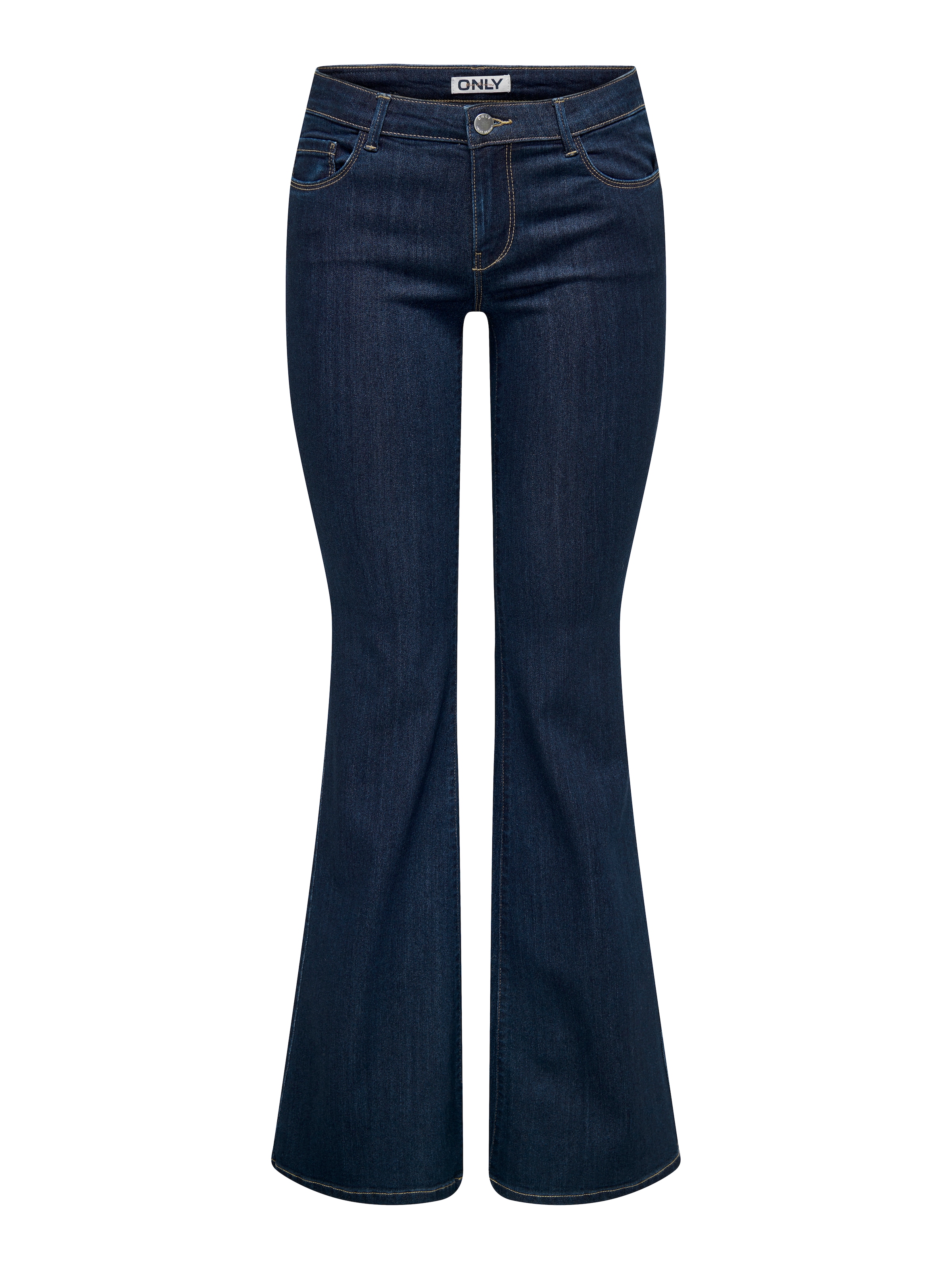 ONLY Jeans bootcut »ONLHELLA LOW RETRO FLARED DNM« Mélange viscose, coupe bootcut,