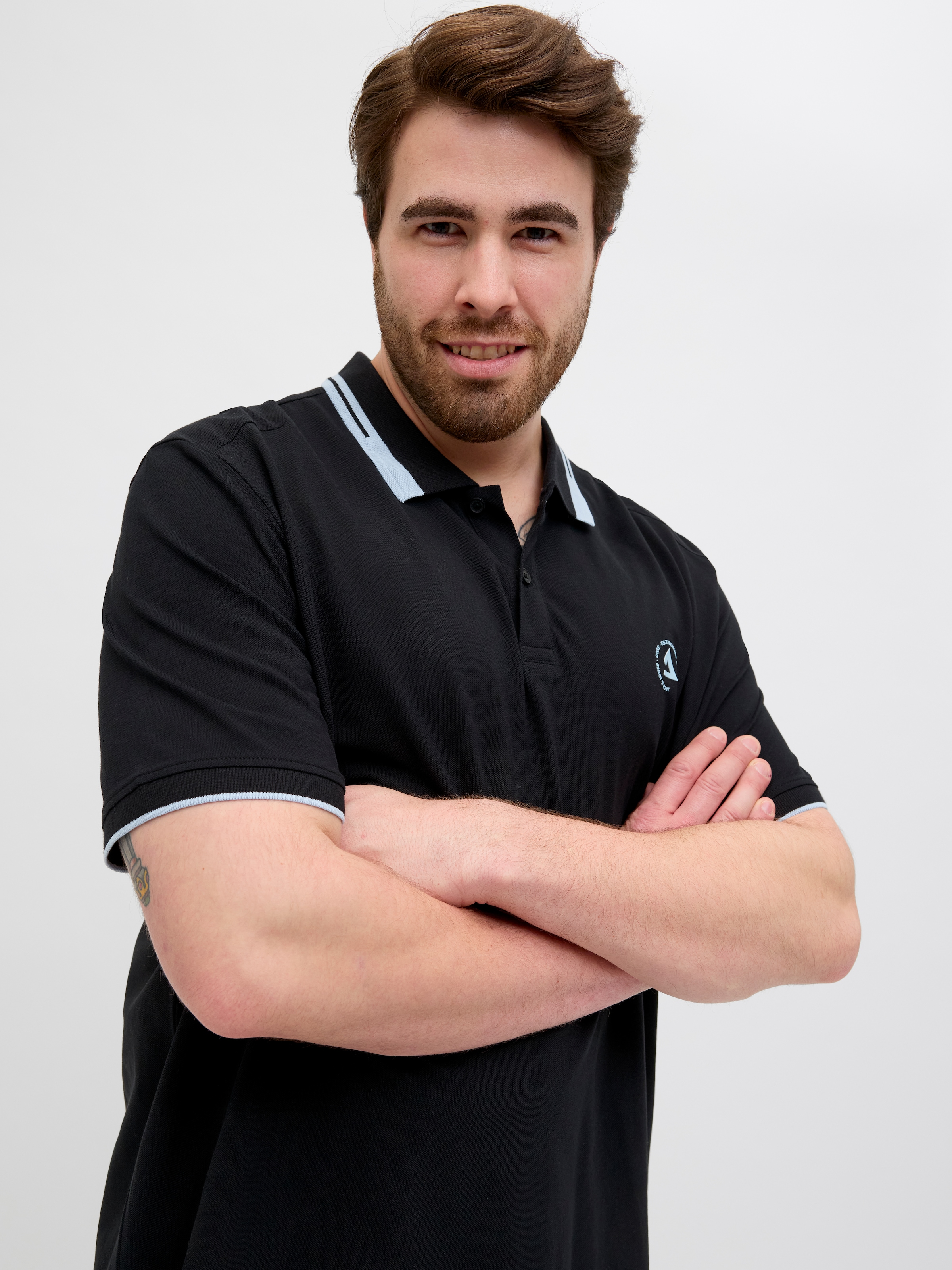 Jack & Jones PlusSize Poloshirt »JCOHASS LOGO POLO SS  PLS«