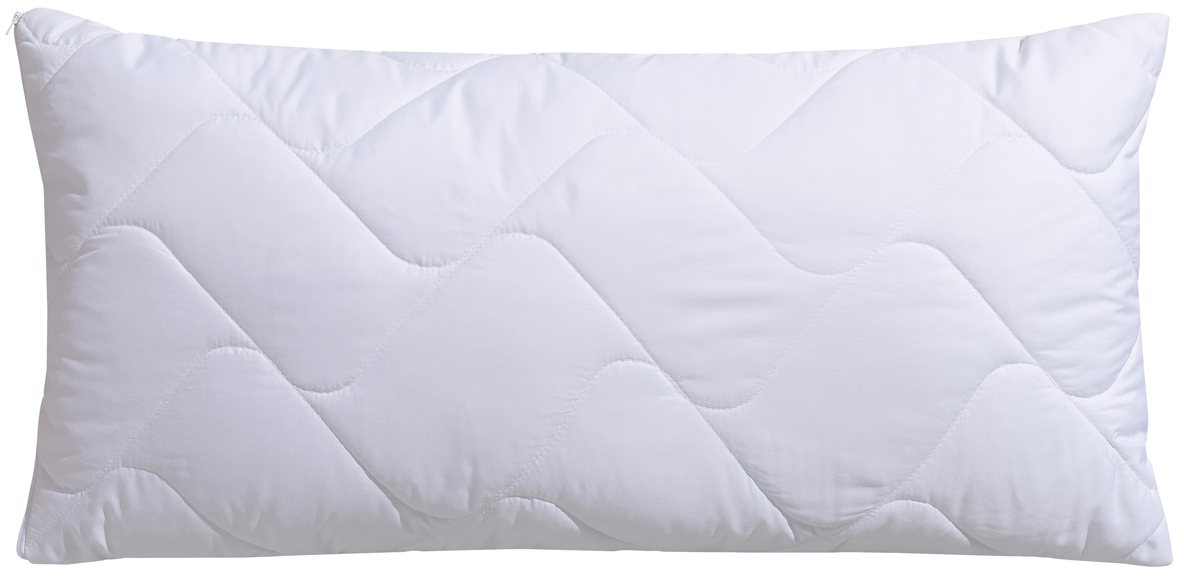 fan Microfaserkissen »Microfaser kochfest, Kopfkissen ist made in Germany«, Füllung: 100% Polyester, Bezug: 100% Polyester, (1 St.), Kissen 40x80 cm, 80x80 cm, allergiker geeignet (Hausstauballergiker)