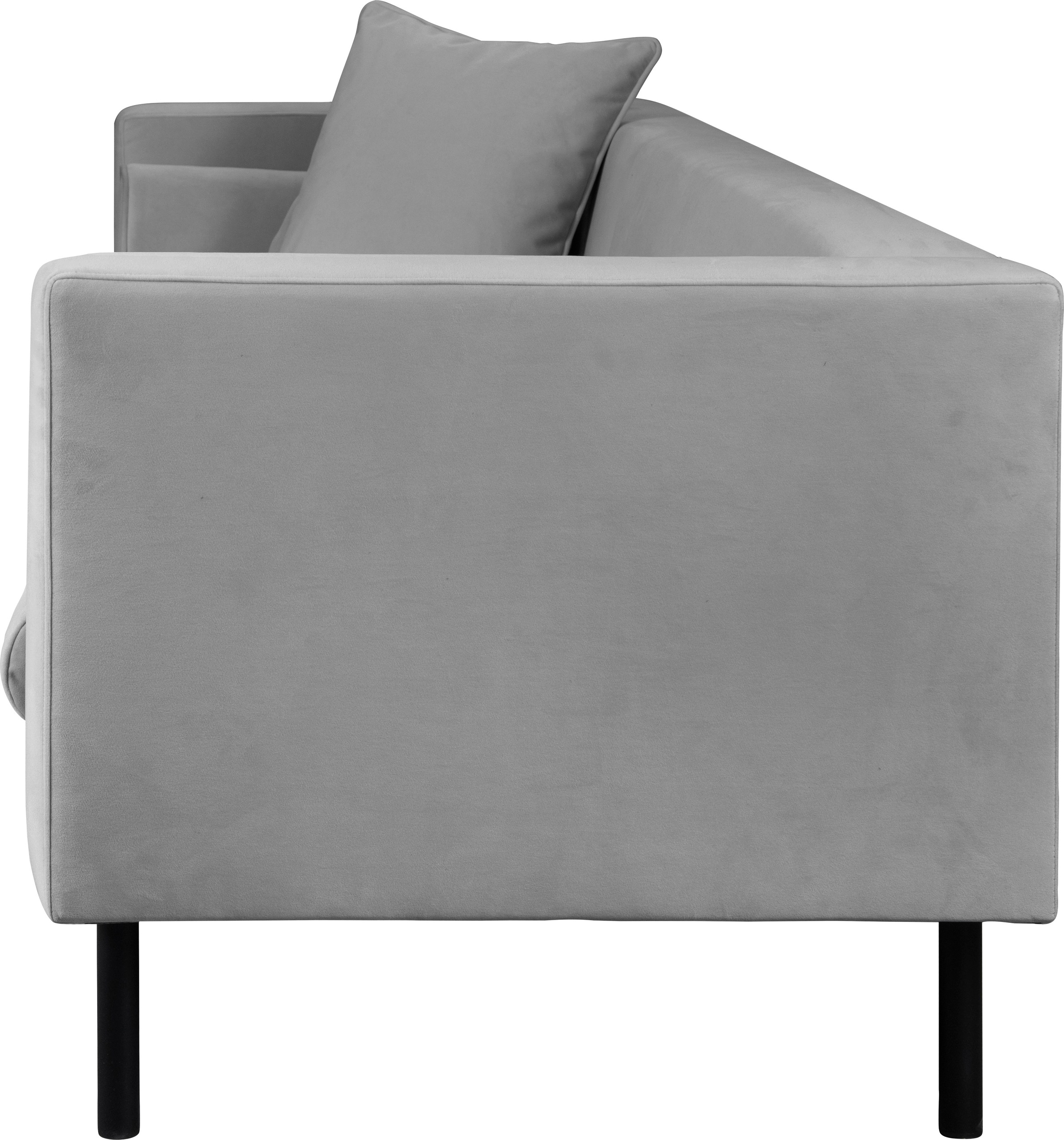 Guido Maria Kretschmer Home&Living 3-Sitzer »Lillibeth Designsofa mit Wellenunterfederung, Masse B/T/H: 218/74/83 cm«, Zierkissen als Wendekissen, Bezug Samtoptik oder Cord