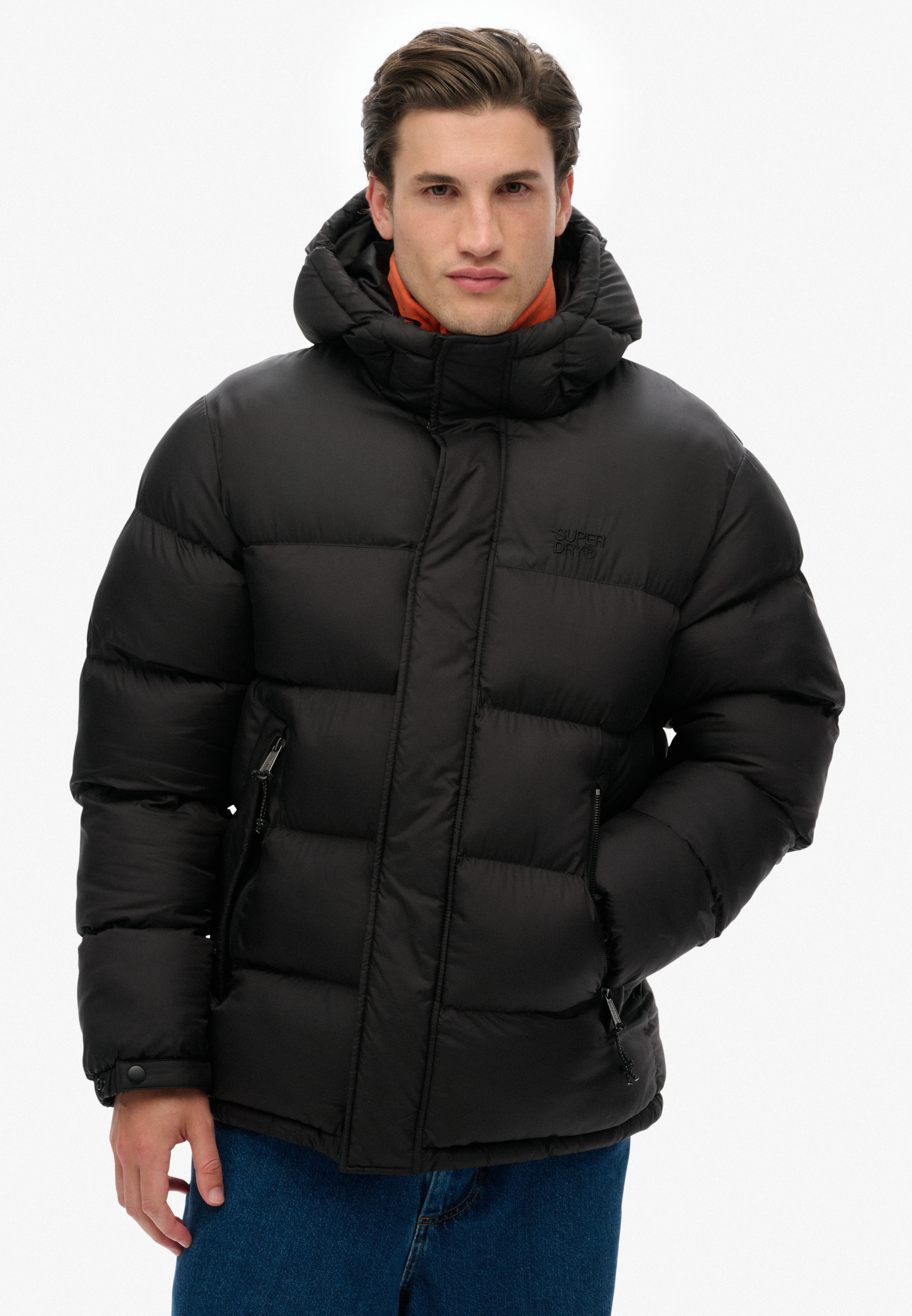 Image of Superdry Steppjacke "HOODED TECH PADDED JKT" mit Kapuze