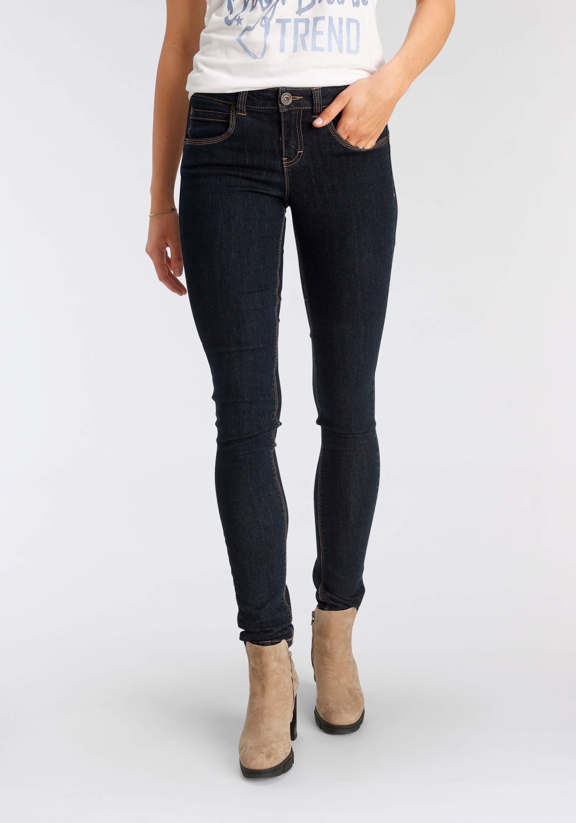 Arizona Skinny-fit-Jeans »Shaping«, Mid auf versandkostenfrei Waist