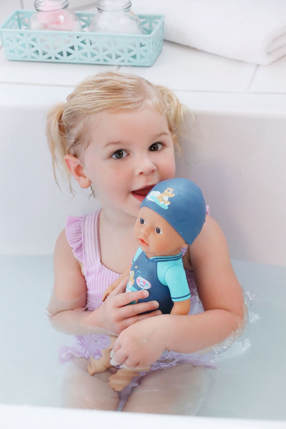 Baby Born Babypuppe »My First Swim Boy, 30 cm«, schwimmt Kraul und Schmetterling