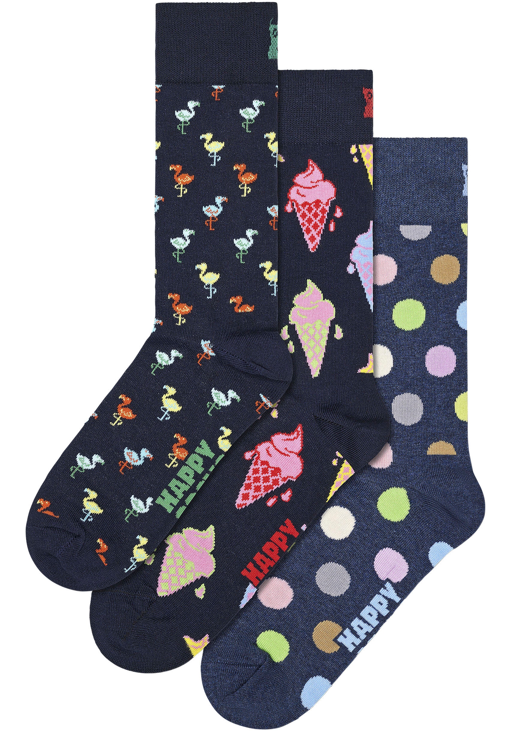 Happy Socks Socken, Navy Gift Set