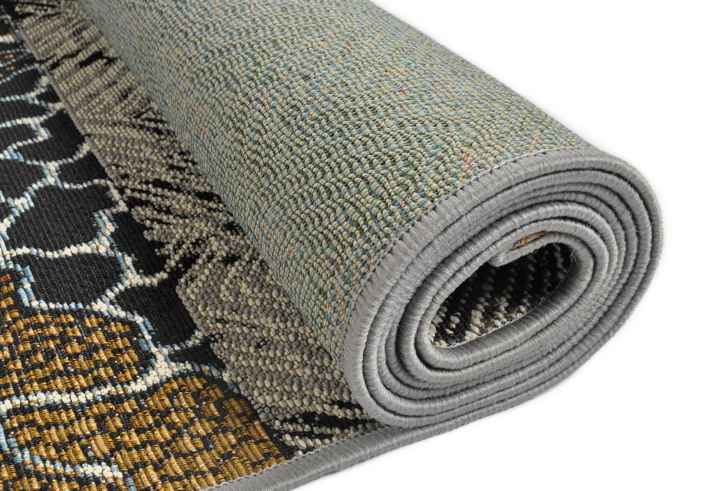 Gino Falcone Tapis »Outdoor-Africa 43« Rectangulaire 5 mm Höhe tissu plat, adapté intérieur et extérieur, salon
