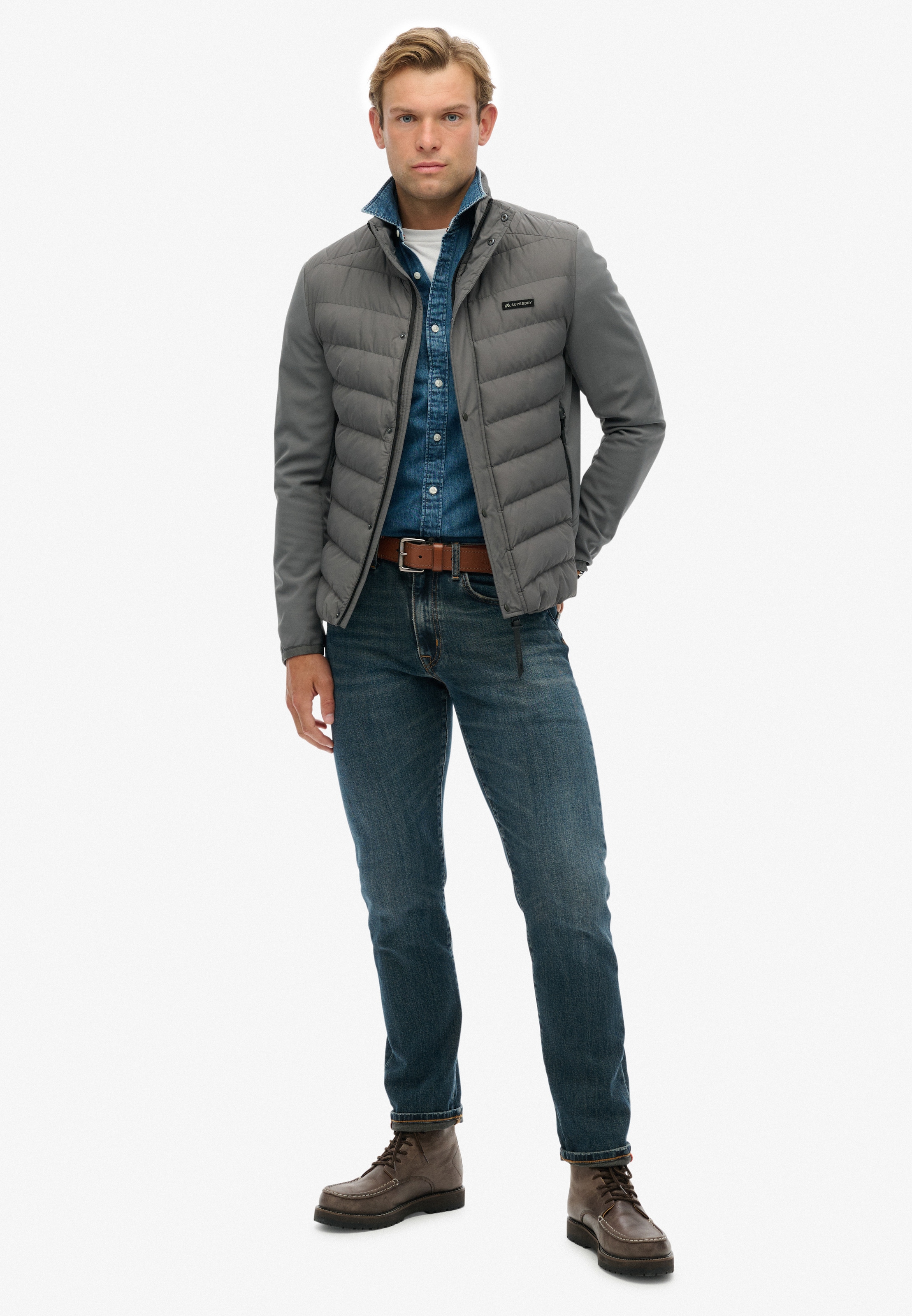Superdry Veste matelassée »STORM POPPER SOFTSHELL JKT« mit Kapuze