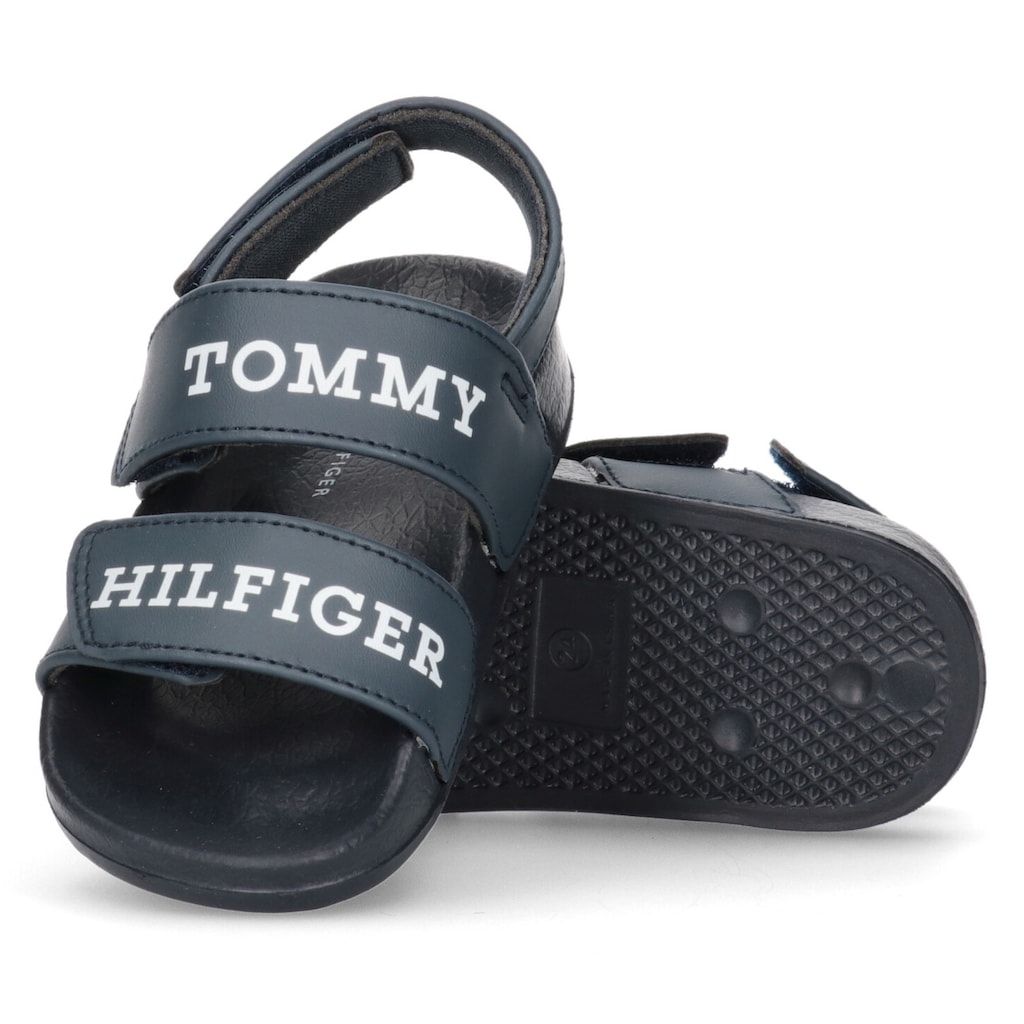 Tommy Hilfiger Sandale »VELCRO SANDAL«, Sommerschuh, Klettschuh, Sandalette, mit 3 Klettverschlüssen