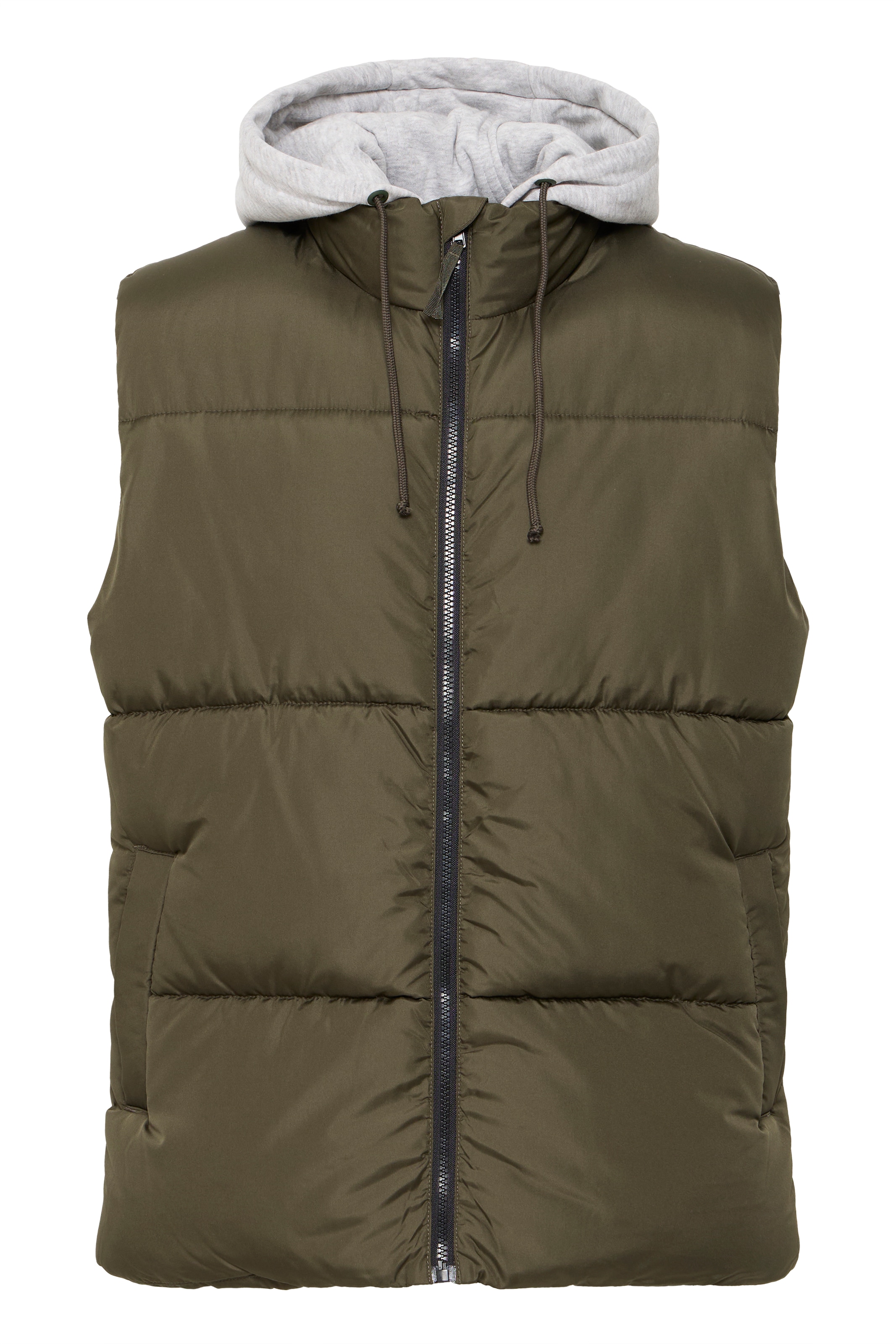 Blend Veste d'extérieur »BHELWIN vest w. jersey hood« mit Kapuze